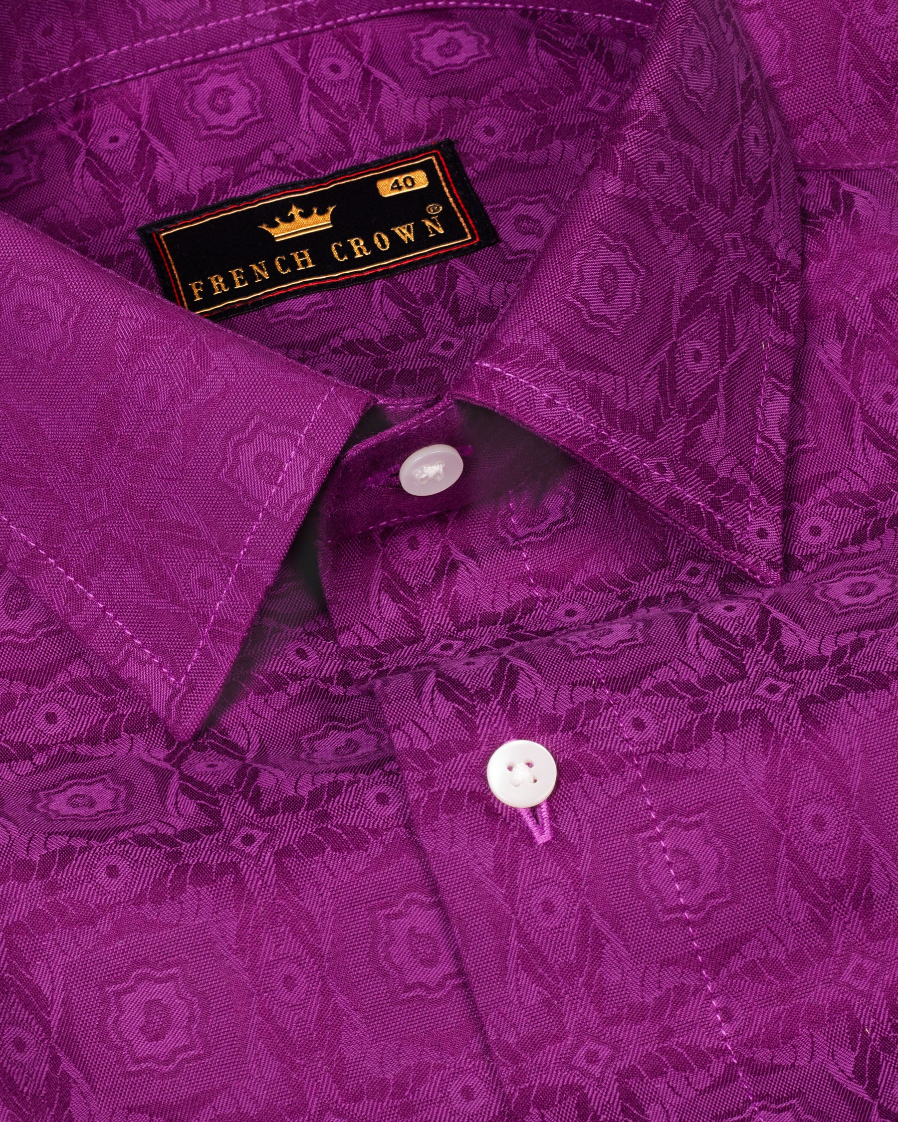 Tyrian Purple Jacquard Textured Shirt 4571-40, 4571-H-44, 4571-H-38, 4571-H-39, 4571-H-42, 4571-44, 4571-H-46, 4571-52, 4571-38, 4571-39, 4571-H-40, 4571-42, 4571-46, 4571-48, 4571-H-48, 4571-50, 4571-H-50, 4571-H-52