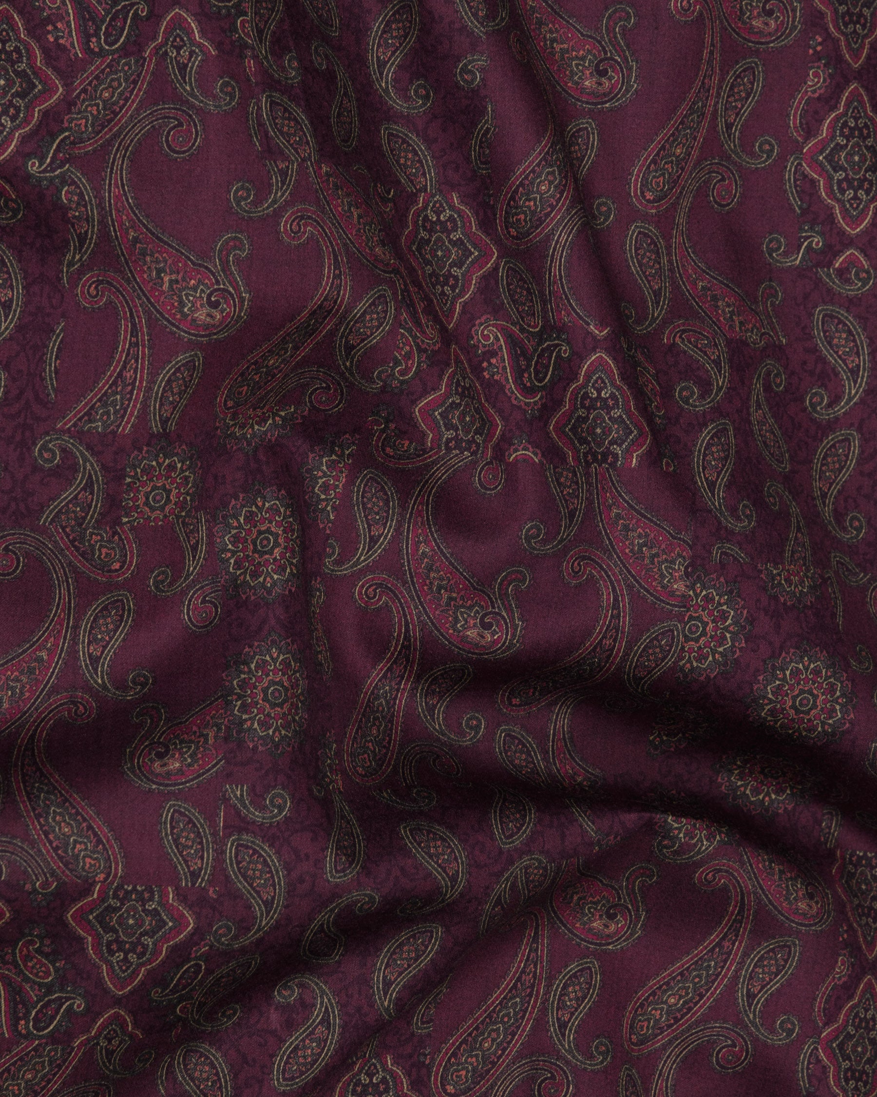Tawny Port Paisleys Printed Super soft Premium Cotton Shirt