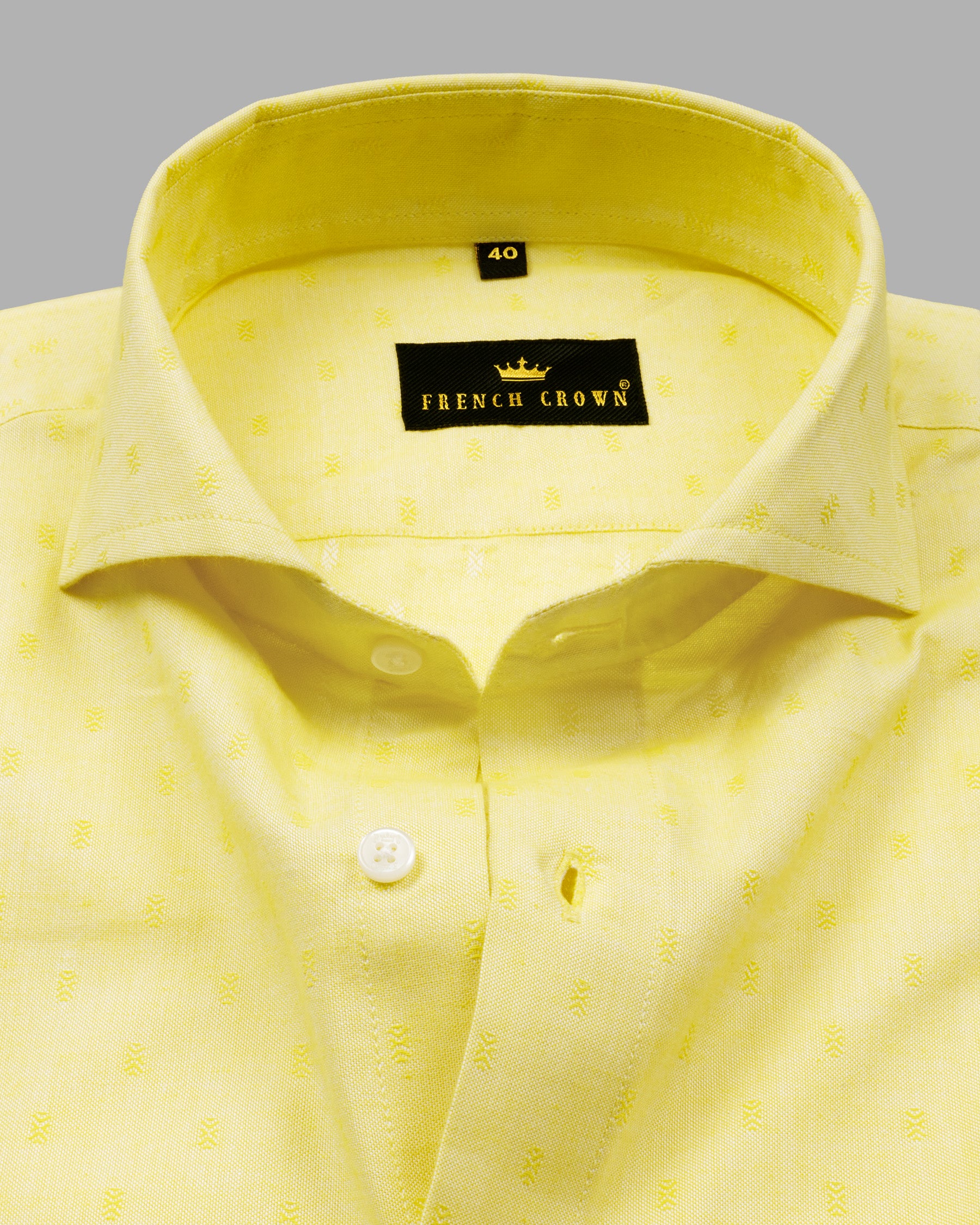 Marigold Yellow Dobby Textured Premium Giza Cotton Shirt 4719-CA-38, 4719-CA-H-38, 4719-CA-39, 4719-CA-H-39, 4719-CA-40, 4719-CA-H-40, 4719-CA-42, 4719-CA-H-42, 4719-CA-44, 4719-CA-H-44, 4719-CA-48, 4719-CA-H-48, 4719-CA-H-50, 4719-CA-52, 4719-CA-H-52, 4719-CA-H-46, 4719-CA-50, 4719-CA-46