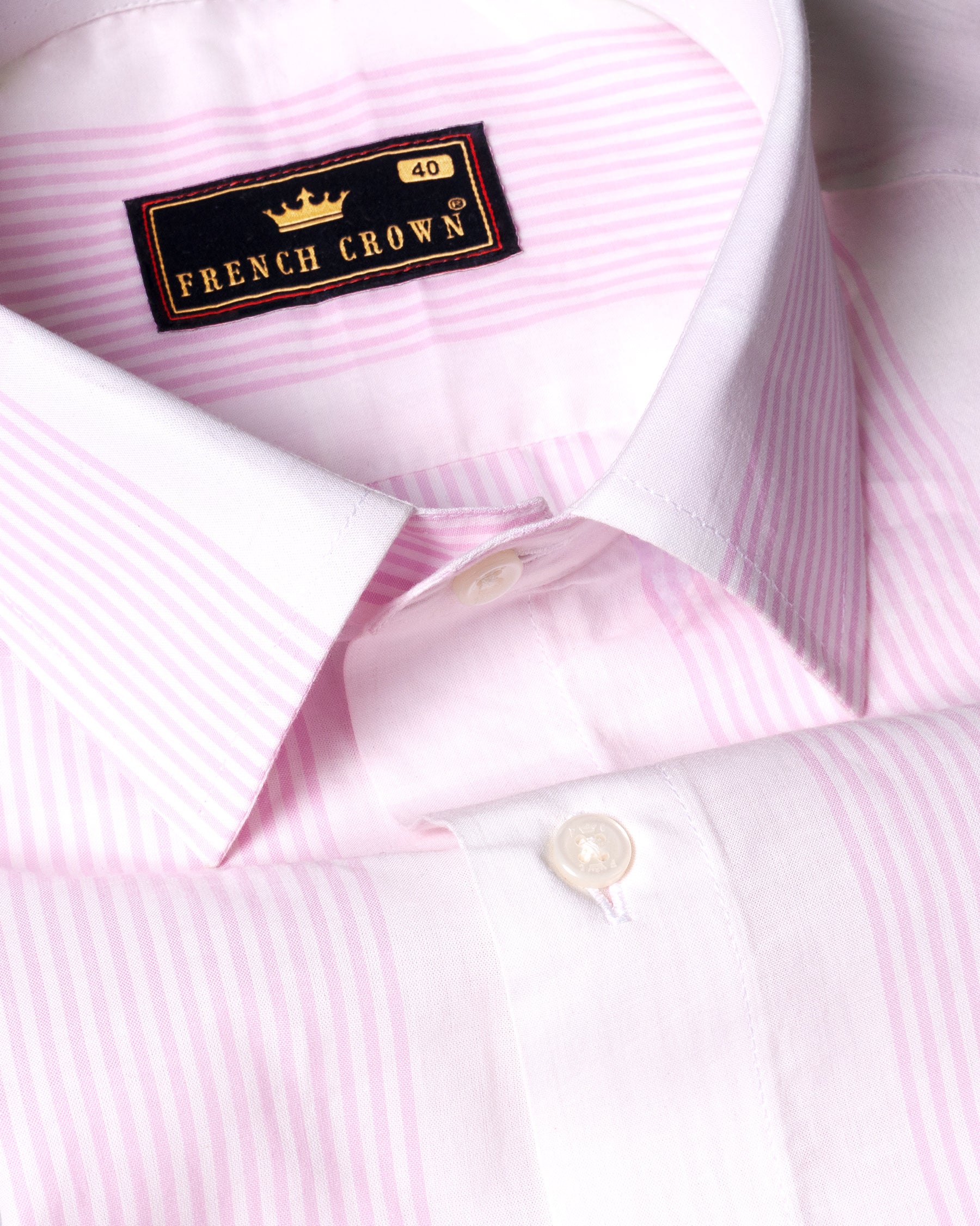 Pale Rose Pink Lightweight Striped Premium Cotton Shirt 4798-38, 4798-H-38, 4798-39, 4798-H-39, 4798-40, 4798-H-40, 4798-42, 4798-H-42, 4798-44, 4798-H-44, 4798-46, 4798-H-46, 4798-48, 4798-H-48, 4798-50, 4798-H-50, 4798-52, 4798-H-52