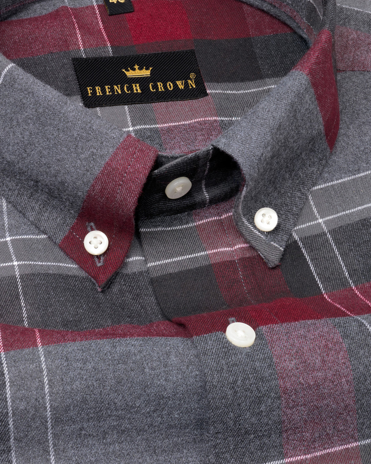 Shuttle Grey with Burnt Umber and Cosmic Plaid Flannel Shirt 4880-BD-38, 4880-BD-H-38, 4880-BD-39, 4880-BD-H-39, 4880-BD-40, 4880-BD-H-40, 4880-BD-42, 4880-BD-H-42, 4880-BD-44, 4880-BD-H-44, 4880-BD-46, 4880-BD-H-46, 4880-BD-50, 4880-BD-48, 4880-BD-H-48, 4880-BD-H-50, 4880-BD-52, 4880-BD-H-52