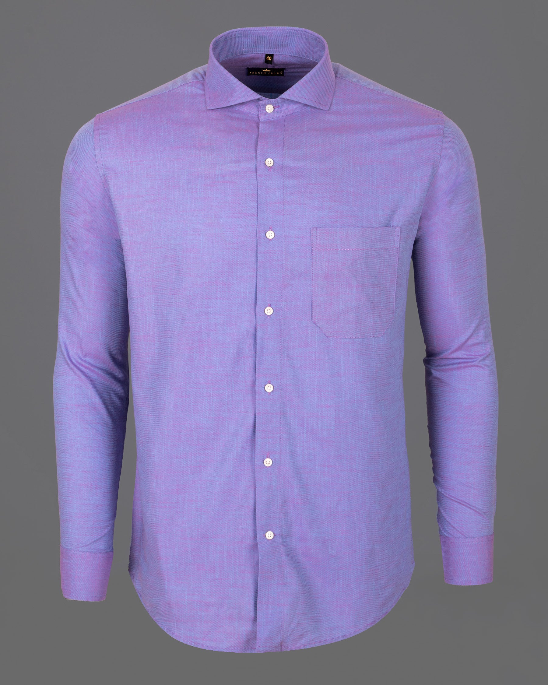 Biloba Purple Premium Cotton shirt