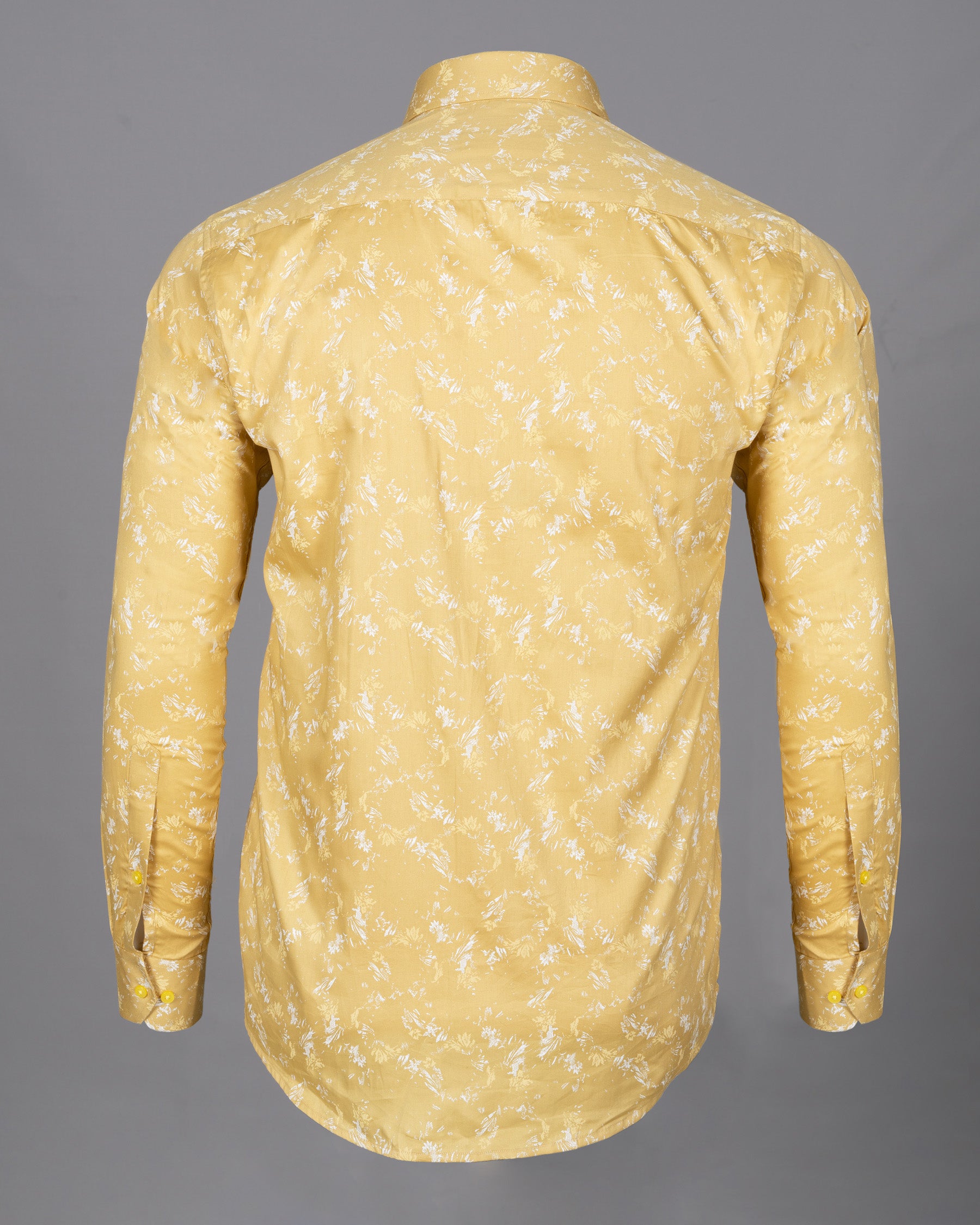 Chenin Brown Flowers Printed Premium Cotton shirt