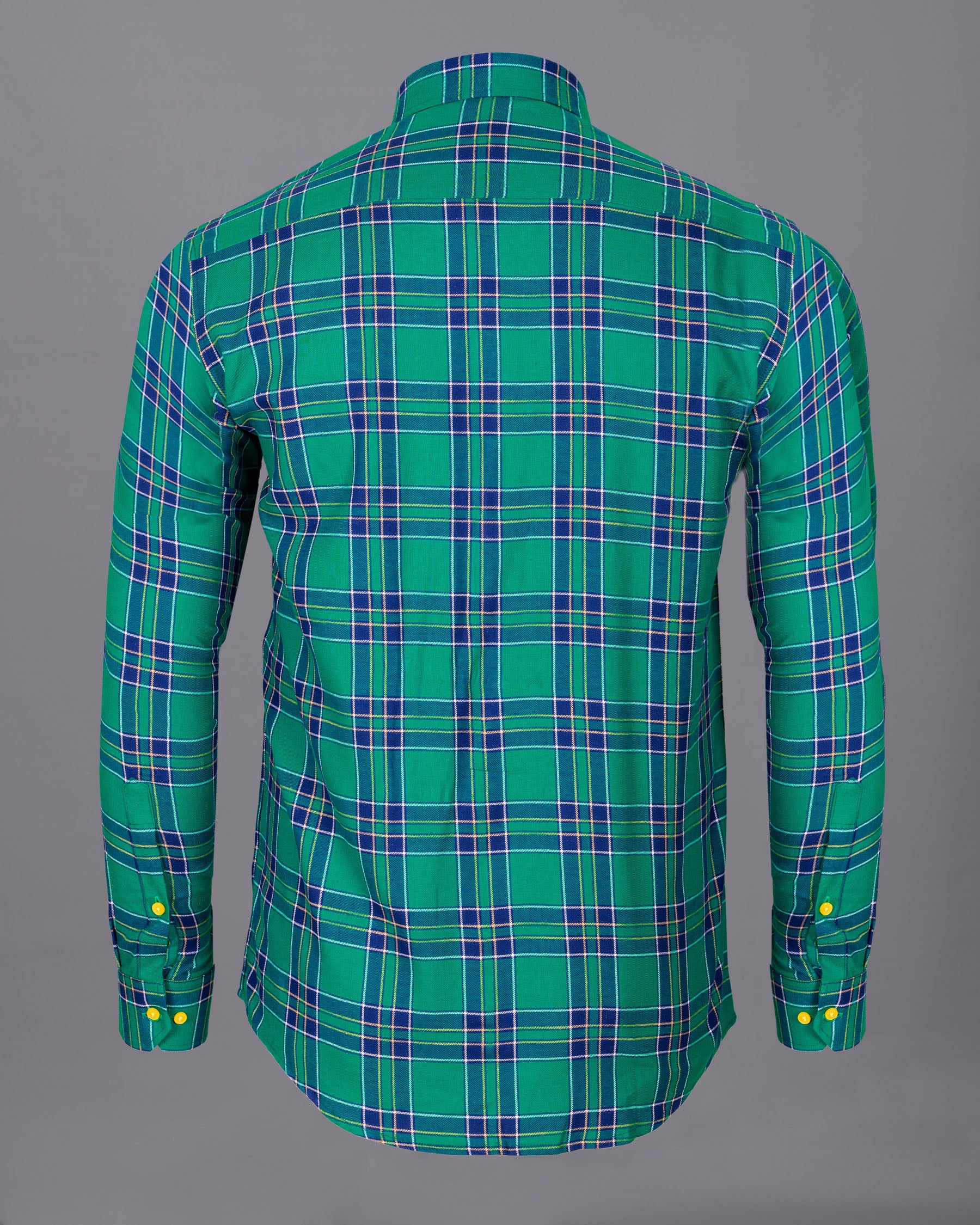 Gossamer Green Plaid Premium cotton Shirt 5016-CA-38,5016-YL-38,5016-CA-39,5016-YL-39,5016-CA-40,5016-YL-40,5016-CA-42,5016-YL-42,5016-CA-44,5016-YL-44,5016-CA-46,5016-YL-46,5016-CA-48,5016-YL-48,5016-CA-50,5016-YL-50,5016-CA-52,5016-YL-52