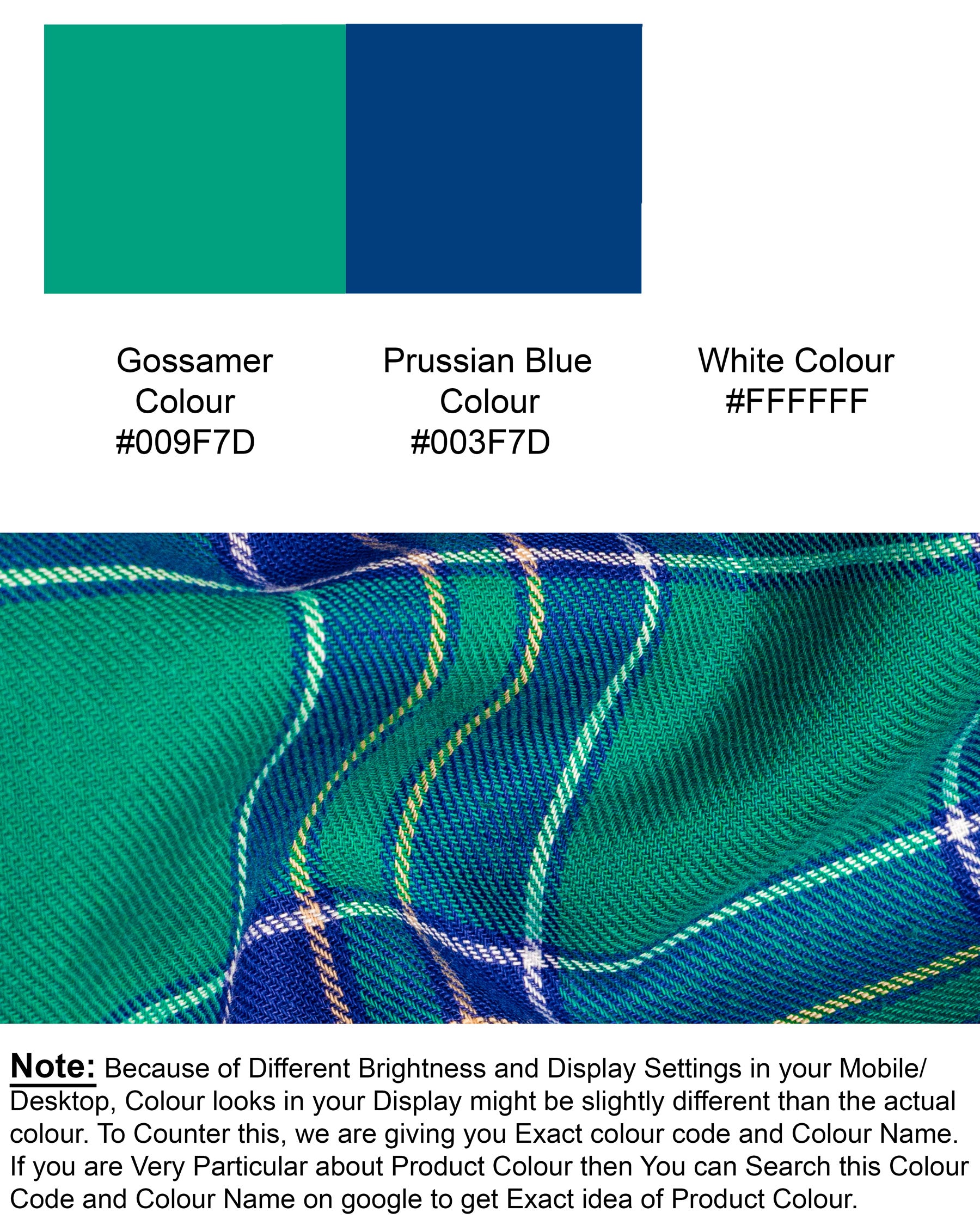 Gossamer Green Plaid Premium cotton Shirt 5016-CA-38,5016-YL-38,5016-CA-39,5016-YL-39,5016-CA-40,5016-YL-40,5016-CA-42,5016-YL-42,5016-CA-44,5016-YL-44,5016-CA-46,5016-YL-46,5016-CA-48,5016-YL-48,5016-CA-50,5016-YL-50,5016-CA-52,5016-YL-52
