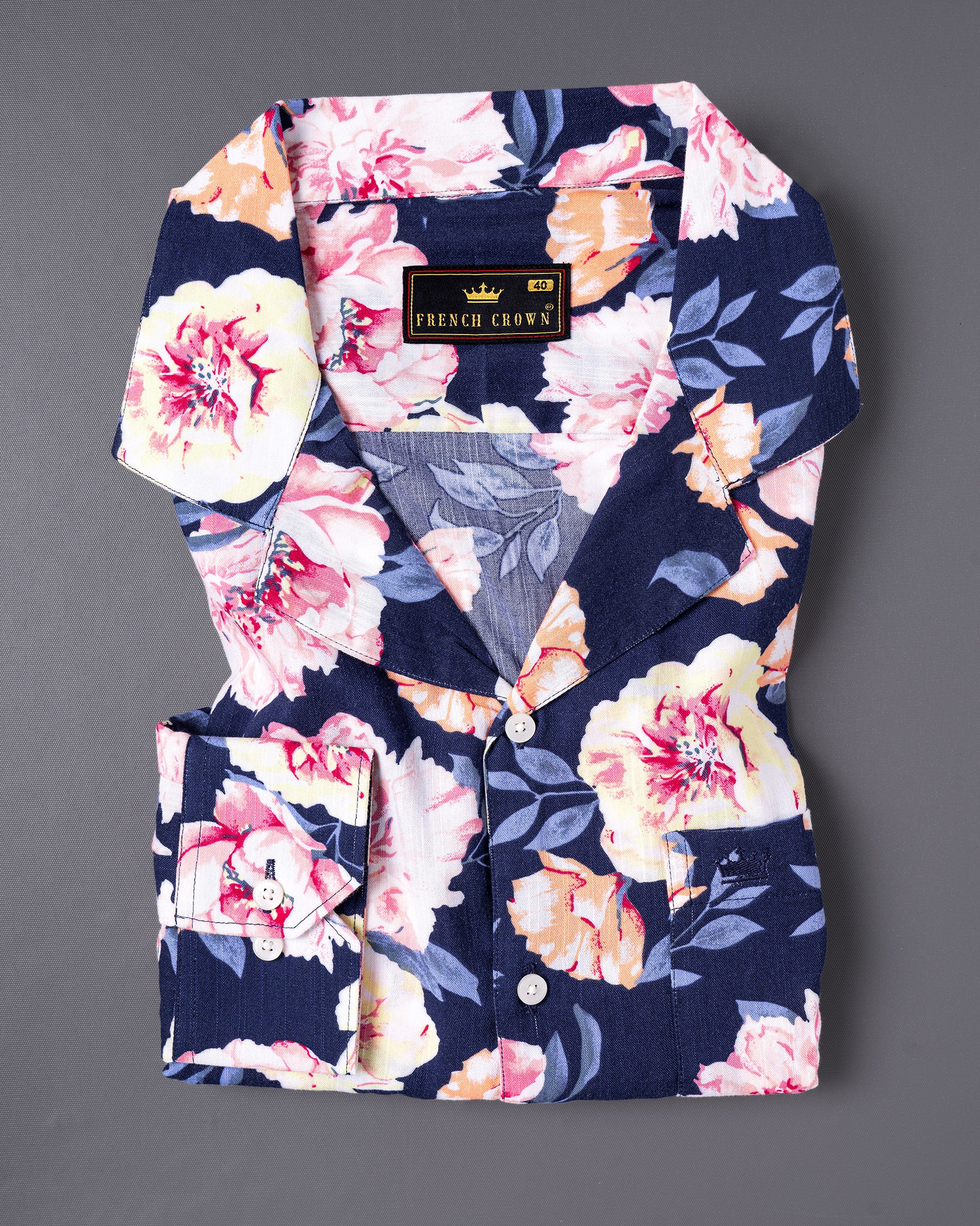 Rhino Blue Multicolor Flowers Printed lightweight Premium Tencel Shirt 5034-CC-38, 5034-CC-H-38, 5034-CC-39, 5034-CC-H-39, 5034-CC-40, 5034-CC-H-40, 5034-CC-42, 5034-CC-H-42, 5034-CC-44, 5034-CC-H-44, 5034-CC-46, 5034-CC-H-46, 5034-CC-48, 5034-CC-H-48, 5034-CC-50, 5034-CC-H-50, 5034-CC-52, 5034-CC-H-52