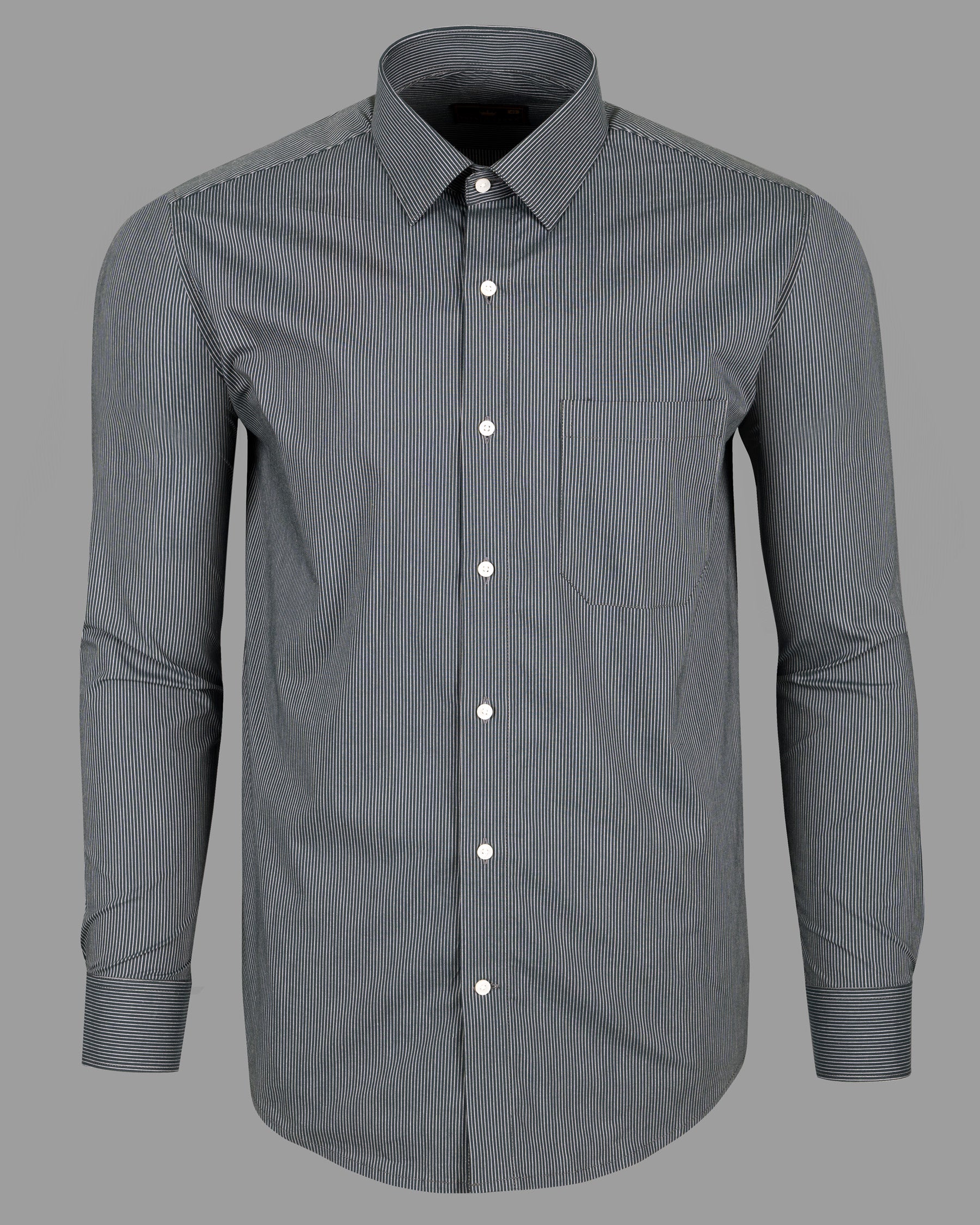 Scarpa Flow Grey Striped Premium Cotton Shirt 5105-38, 5105-H-38, 5105-39, 5105-H-39, 5105-40, 5105-H-40, 5105-42, 5105-H-42, 5105-44, 5105-H-44, 5105-46, 5105-H-46, 5105-48, 5105-H-48, 5105-50, 5105-H-50, 5105-52, 5105-H-52