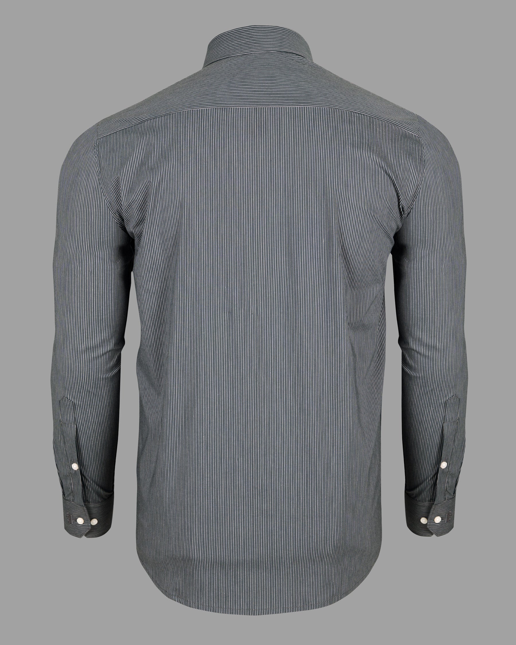 Scarpa Flow Grey Striped Premium Cotton Shirt 5105-38, 5105-H-38, 5105-39, 5105-H-39, 5105-40, 5105-H-40, 5105-42, 5105-H-42, 5105-44, 5105-H-44, 5105-46, 5105-H-46, 5105-48, 5105-H-48, 5105-50, 5105-H-50, 5105-52, 5105-H-52