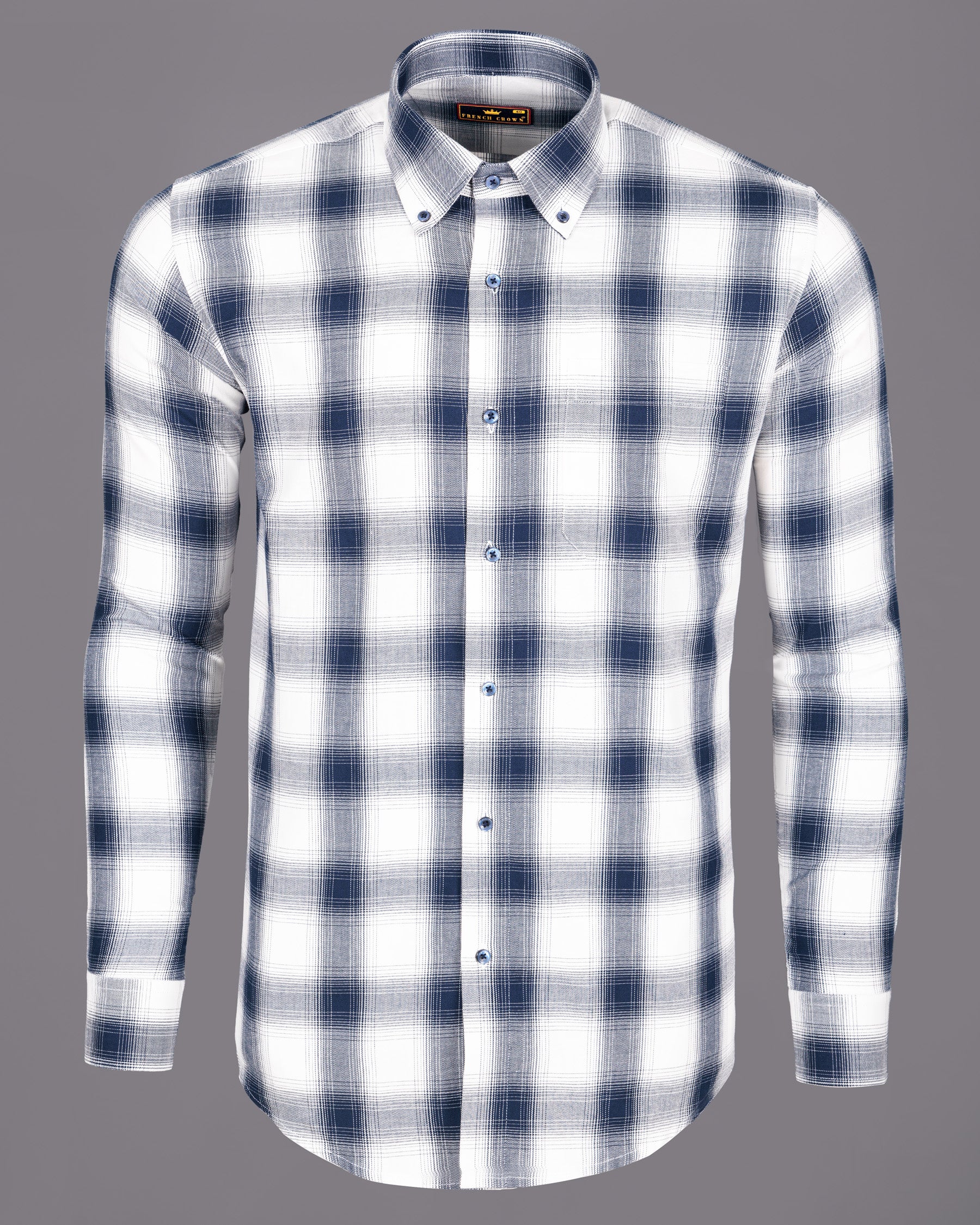 Big Stone Blue with White Twill Plaid Premium Cotton Shirt 5112-BD-BLE-38, 5112-BD-BLE-H-38, 5112-BD-BLE-39, 5112-BD-BLE-H-39, 5112-BD-BLE-40, 5112-BD-BLE-H-40, 5112-BD-BLE-42, 5112-BD-BLE-H-42, 5112-BD-BLE-44, 5112-BD-BLE-H-44, 5112-BD-BLE-46, 5112-BD-BLE-H-46, 5112-BD-BLE-48, 5112-BD-BLE-H-48, 5112-BD-BLE-50, 5112-BD-BLE-H-50, 5112-BD-BLE-52, 5112-BD-BLE-H-52