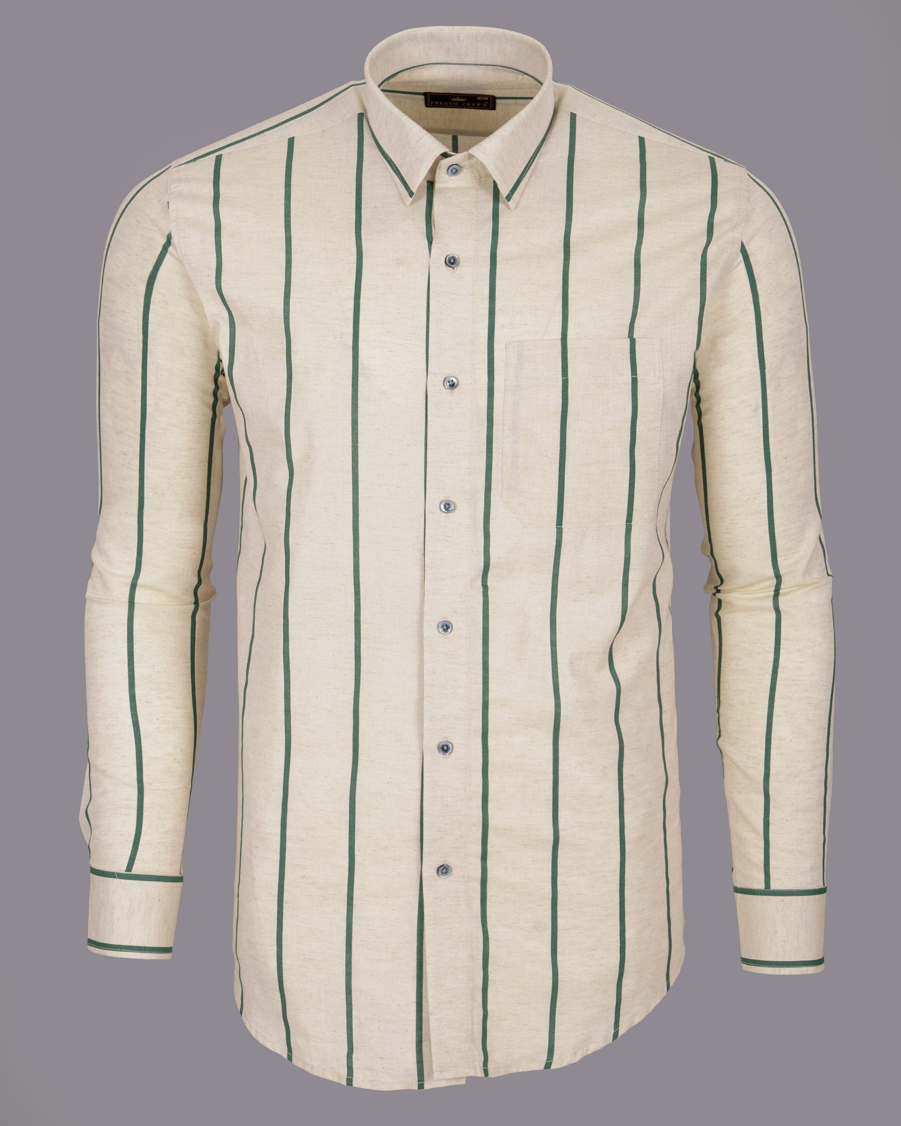 Akaroa with Cactus Green Striped Luxurious Linen Shirt 5121-GR-38, 5121-GR-H-38, 5121-GR-39, 5121-GR-H-39, 5121-GR-40, 5121-GR-H-40, 5121-GR-42, 5121-GR-H-42, 5121-GR-44, 5121-GR-H-44, 5121-GR-46, 5121-GR-H-46, 5121-GR-48, 5121-GR-H-48, 5121-GR-50, 5121-GR-H-50, 5121-GR-52, 5121-GR-H-52
