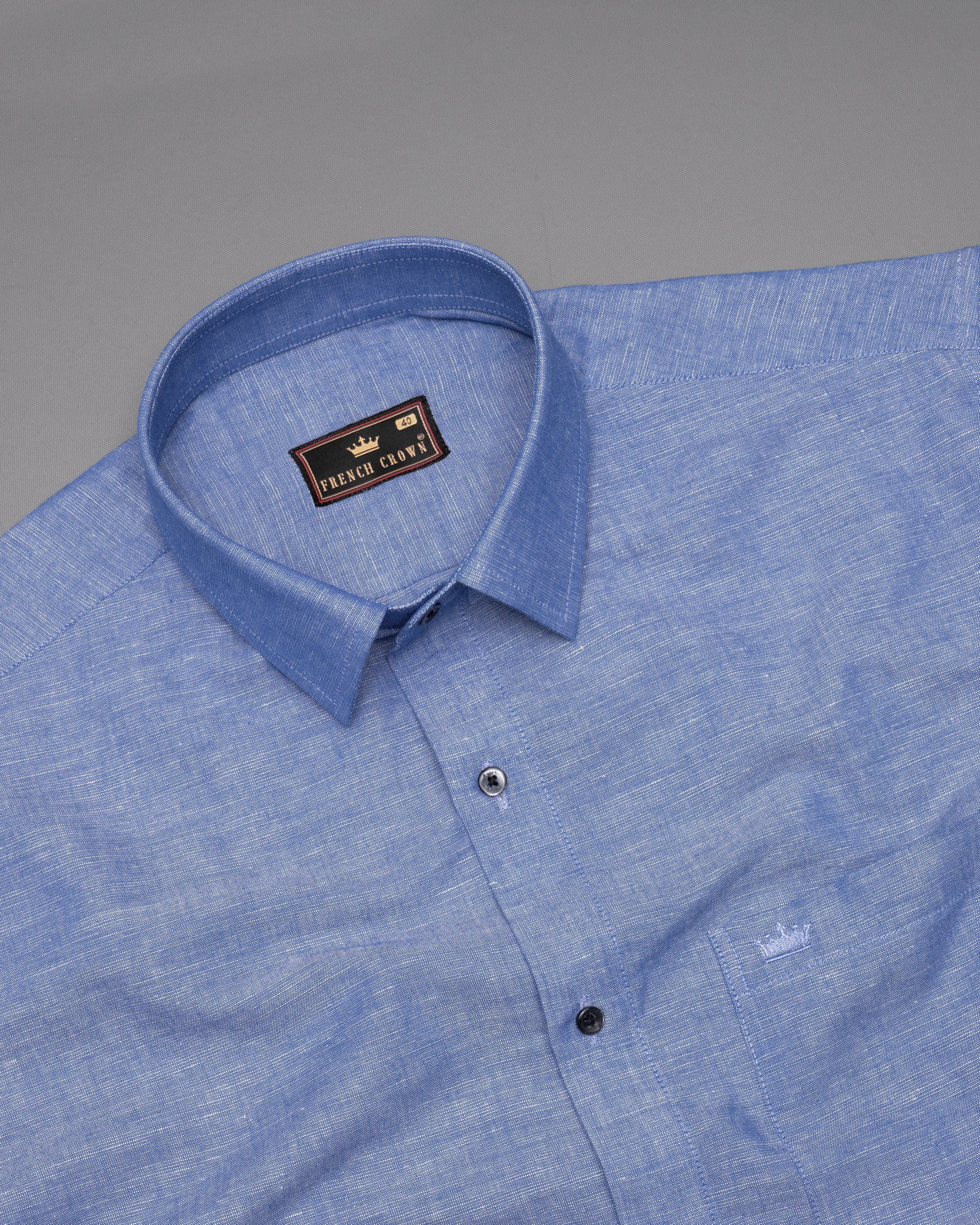 Wild Blue Luxurious Linen Shirt 5145-BLK-38, 5145-BLK-H-38, 5145-BLK-39, 5145-BLK-H-39, 5145-BLK-40, 5145-BLK-H-40, 5145-BLK-42, 5145-BLK-H-42, 5145-BLK-44, 5145-BLK-H-44, 5145-BLK-46, 5145-BLK-H-46, 5145-BLK-48, 5145-BLK-H-48, 5145-BLK-50, 5145-BLK-H-50, 5145-BLK-52, 5145-BLK-H-52