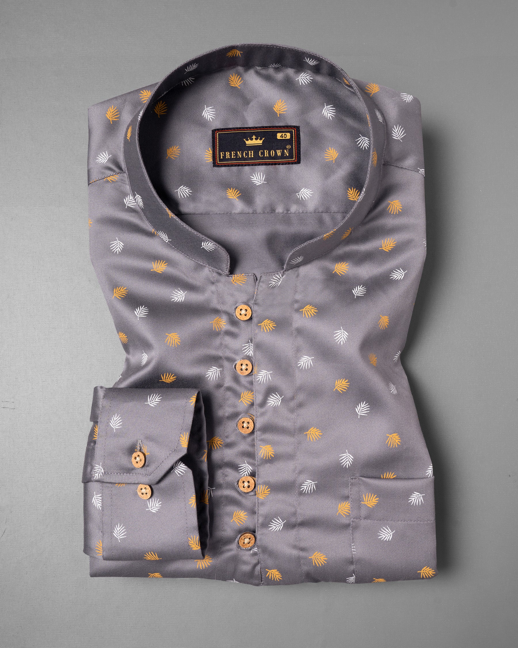 Stone Grey flowers Printed super soft Premium Cotton shirt 5165-KS-38, 5165-KS-H-38, 5165-KS-39, 5165-KS-H-39, 5165-KS-40, 5165-KS-H-40, 5165-KS-42, 5165-KS-H-42, 5165-KS-44, 5165-KS-H-44, 5165-KS-46, 5165-KS-H-46, 5165-KS-48, 5165-KS-H-48, 5165-KS-50, 5165-KS-H-50, 5165-KS-52, 5165-KS-H-52