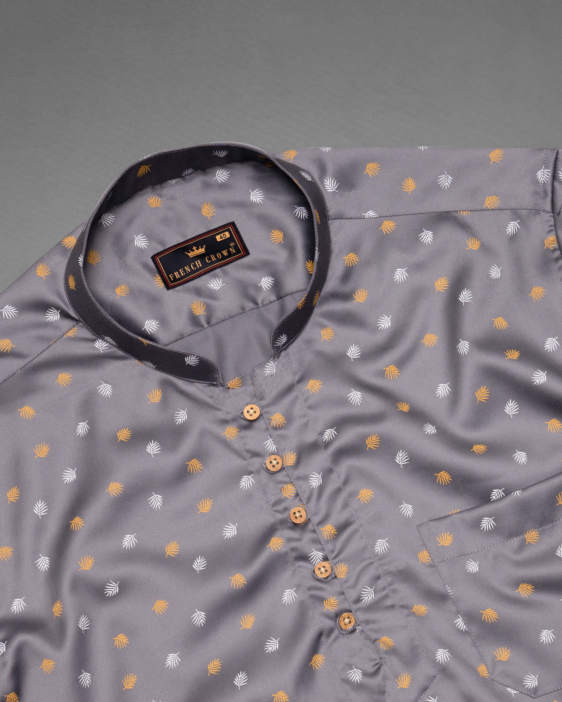 Stone Grey flowers Printed super soft Premium Cotton shirt 5165-KS-38, 5165-KS-H-38, 5165-KS-39, 5165-KS-H-39, 5165-KS-40, 5165-KS-H-40, 5165-KS-42, 5165-KS-H-42, 5165-KS-44, 5165-KS-H-44, 5165-KS-46, 5165-KS-H-46, 5165-KS-48, 5165-KS-H-48, 5165-KS-50, 5165-KS-H-50, 5165-KS-52, 5165-KS-H-52