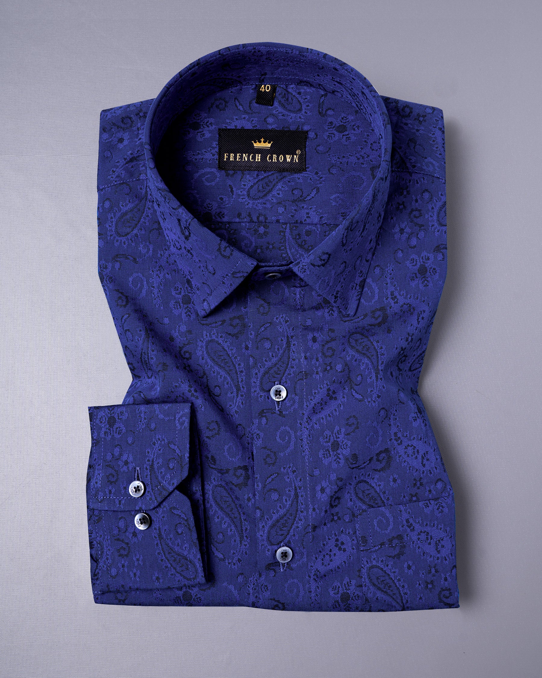 Paris M Blue with Jade Black Jacquard Paisleys Textured Premium Giza Cotton Shirt 5174-BLE-38, 5174-BLE-H-38, 5174-BLE-39, 5174-BLE-H-39, 5174-BLE-40, 5174-BLE-H-40, 5174-BLE-42, 5174-BLE-H-42, 5174-BLE-44, 5174-BLE-H-44, 5174-BLE-46, 5174-BLE-H-46, 5174-BLE-48, 5174-BLE-H-48, 5174-BLE-50, 5174-BLE-H-50, 5174-BLE-52, 5174-BLE-H-52