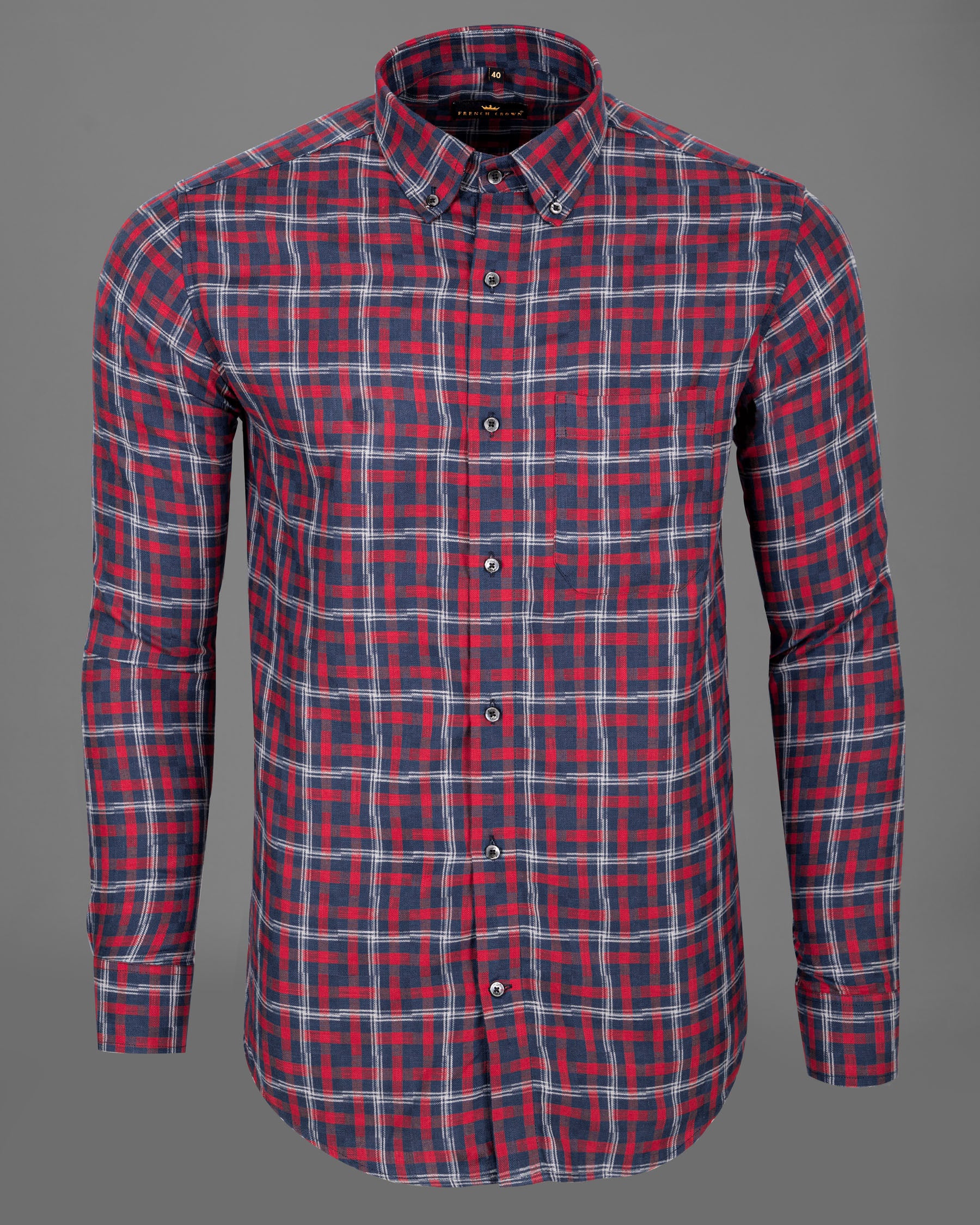 Red and Blue Plaid Premium cotton Shirt 5193-BD-BLK-38, 5193-BD-BLK-H-38, 5193-BD-BLK-39, 5193-BD-BLK-H-39, 5193-BD-BLK-40, 5193-BD-BLK-H-40, 5193-BD-BLK-42, 5193-BD-BLK-H-42, 5193-BD-BLK-44, 5193-BD-BLK-H-44, 5193-BD-BLK-46, 5193-BD-BLK-H-46, 5193-BD-BLK-48, 5193-BD-BLK-H-48, 5193-BD-BLK-50, 5193-BD-BLK-H-50, 5193-BD-BLK-52, 5193-BD-BLK-H-52