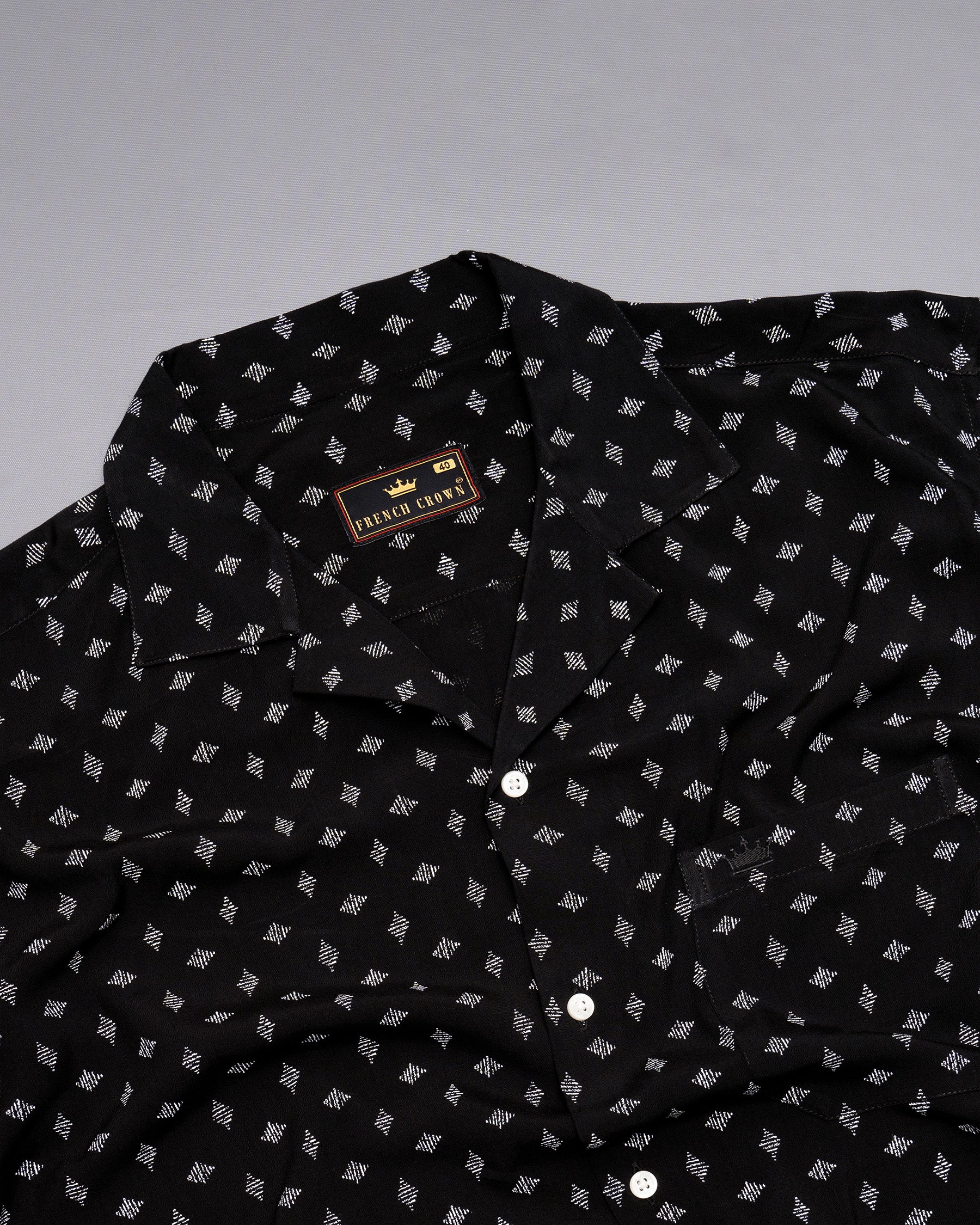 Jade Black Printed Premium Tencel Shirt 5218-CC-38, 5218-CC-H-38, 5218-CC-39, 5218-CC-H-39, 5218-CC-40, 5218-CC-H-40, 5218-CC-42, 5218-CC-H-42, 5218-CC-44, 5218-CC-H-44, 5218-CC-46, 5218-CC-H-46, 5218-CC-48, 5218-CC-H-48, 5218-CC-50, 5218-CC-H-50, 5218-CC-52, 5218-CC-H-52