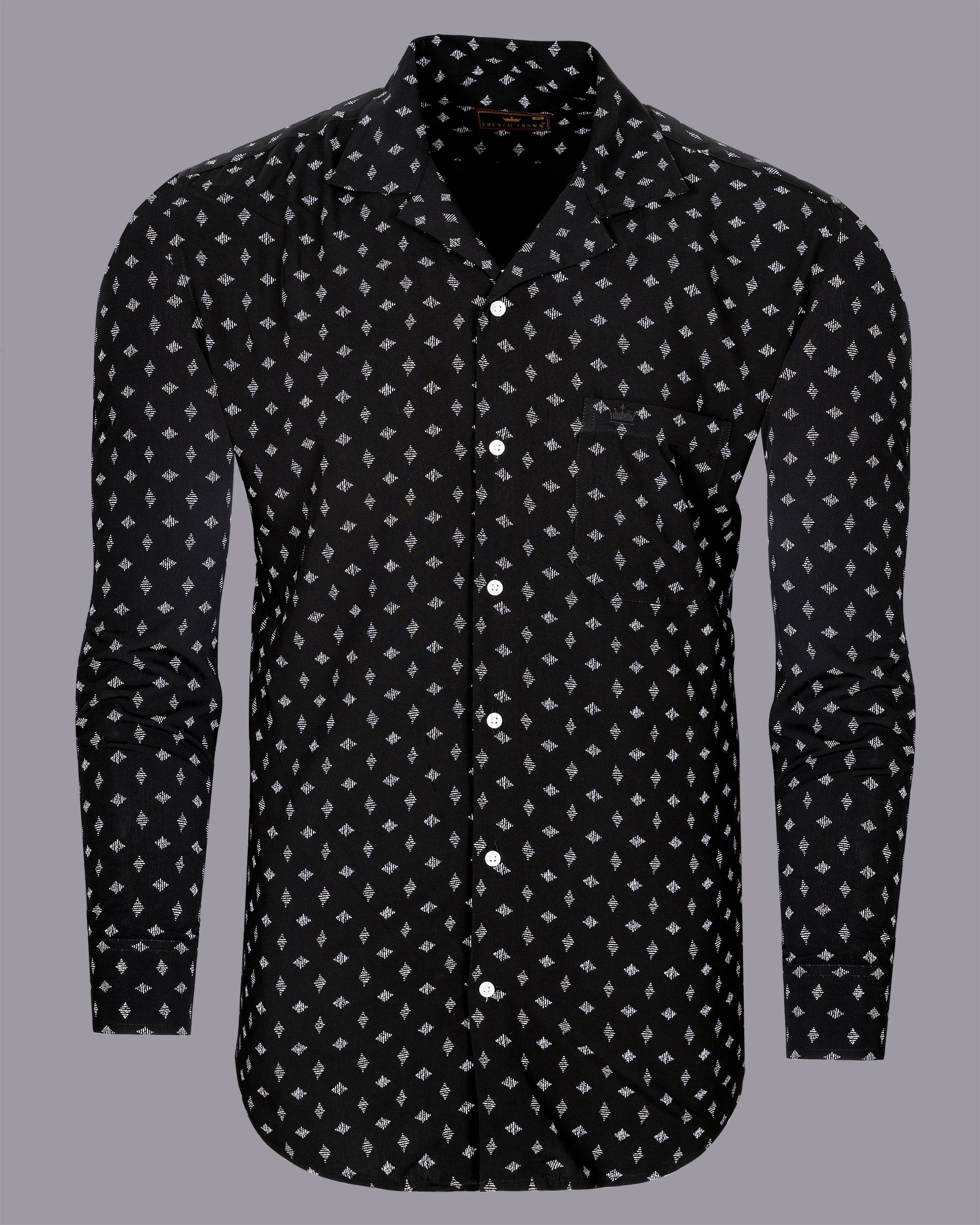 Jade Black Printed Premium Tencel Shirt 5218-CC-38, 5218-CC-H-38, 5218-CC-39, 5218-CC-H-39, 5218-CC-40, 5218-CC-H-40, 5218-CC-42, 5218-CC-H-42, 5218-CC-44, 5218-CC-H-44, 5218-CC-46, 5218-CC-H-46, 5218-CC-48, 5218-CC-H-48, 5218-CC-50, 5218-CC-H-50, 5218-CC-52, 5218-CC-H-52