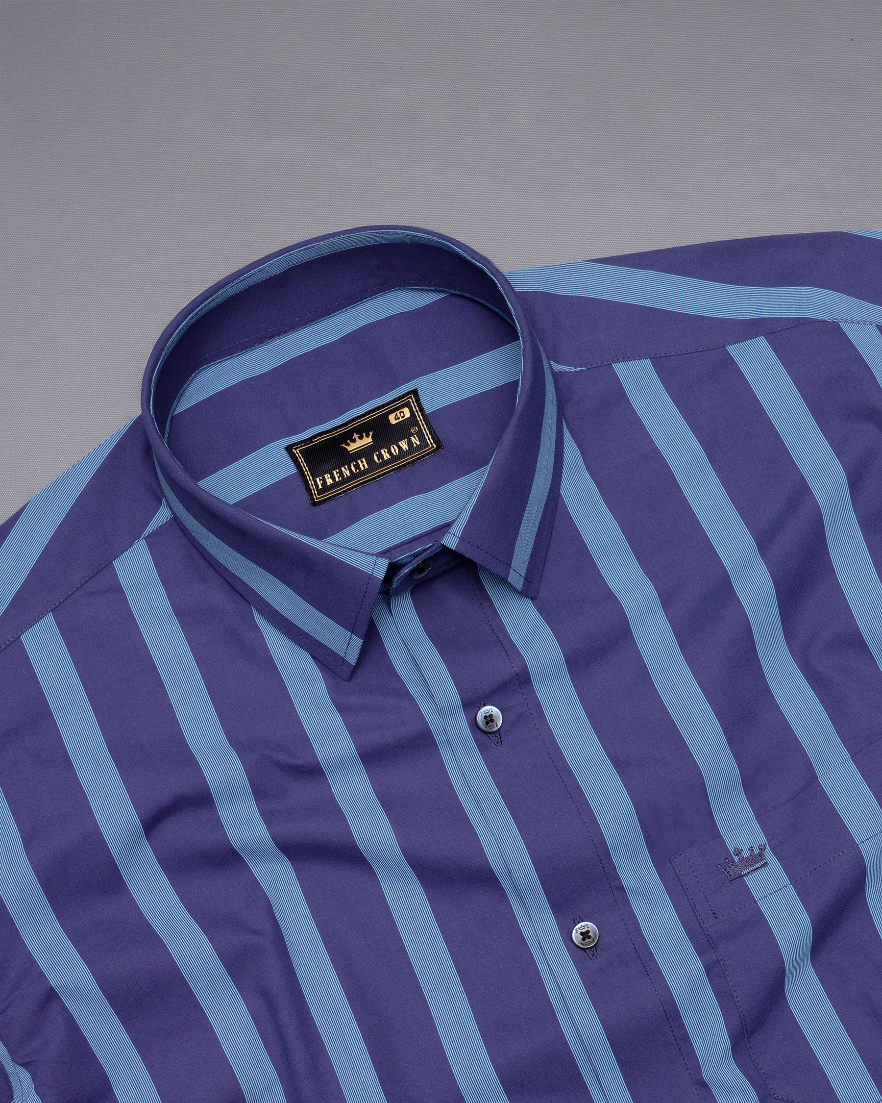 East Bay with Ship Cove Blue Pin Striped Twill Premium Cotton Shirt 5220-BLE-38, 5220-BLE-H-38, 5220-BLE-39, 5220-BLE-H-39, 5220-BLE-40, 5220-BLE-H-40, 5220-BLE-42, 5220-BLE-H-42, 5220-BLE-44, 5220-BLE-H-44, 5220-BLE-46, 5220-BLE-H-46, 5220-BLE-48, 5220-BLE-H-48, 5220-BLE-50, 5220-BLE-H-50, 5220-BLE-52, 5220-BLE-H-52