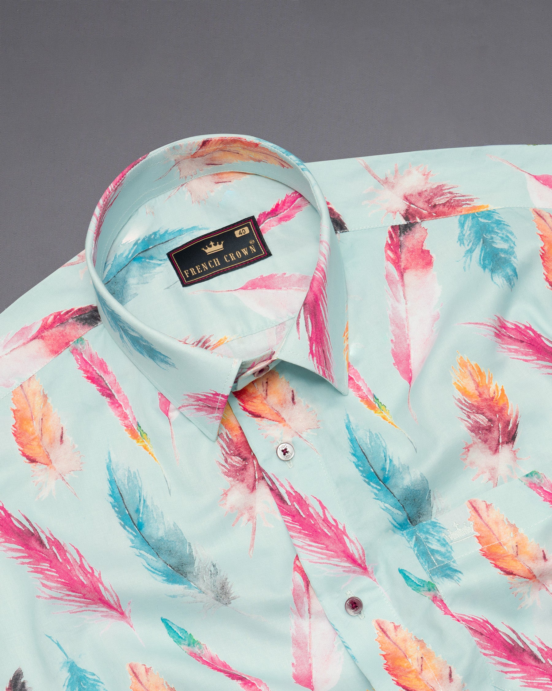 Geyser Gray Printed Premium Satin Shirt 5222-MN-38, 5222-MN-H-38, 5222-MN-39, 5222-MN-H-39, 5222-MN-40, 5222-MN-H-40, 5222-MN-42, 5222-MN-H-42, 5222-MN-44, 5222-MN-H-44, 5222-MN-46, 5222-MN-H-46, 5222-MN-48, 5222-MN-H-48, 5222-MN-50, 5222-MN-H-50, 5222-MN-52, 5222-MN-H-52