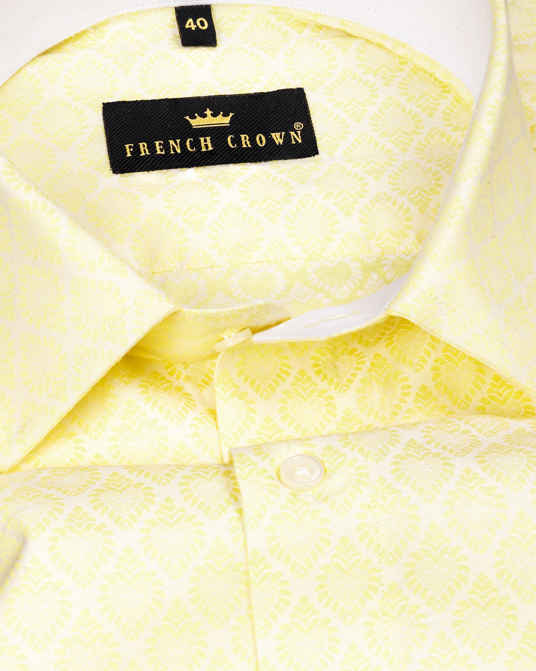 Golden Rod Yellow Jacquard Textured Premium Giza Cotton Shirt 5230-CP-38, 5230-CP-H-38, 5230-CP-39, 5230-CP-H-39, 5230-CP-40, 5230-CP-H-40, 5230-CP-42, 5230-CP-H-42, 5230-CP-44, 5230-CP-H-44, 5230-CP-46, 5230-CP-H-46, 5230-CP-48, 5230-CP-H-48, 5230-CP-50, 5230-CP-H-50, 5230-CP-52, 5230-CP-H-52