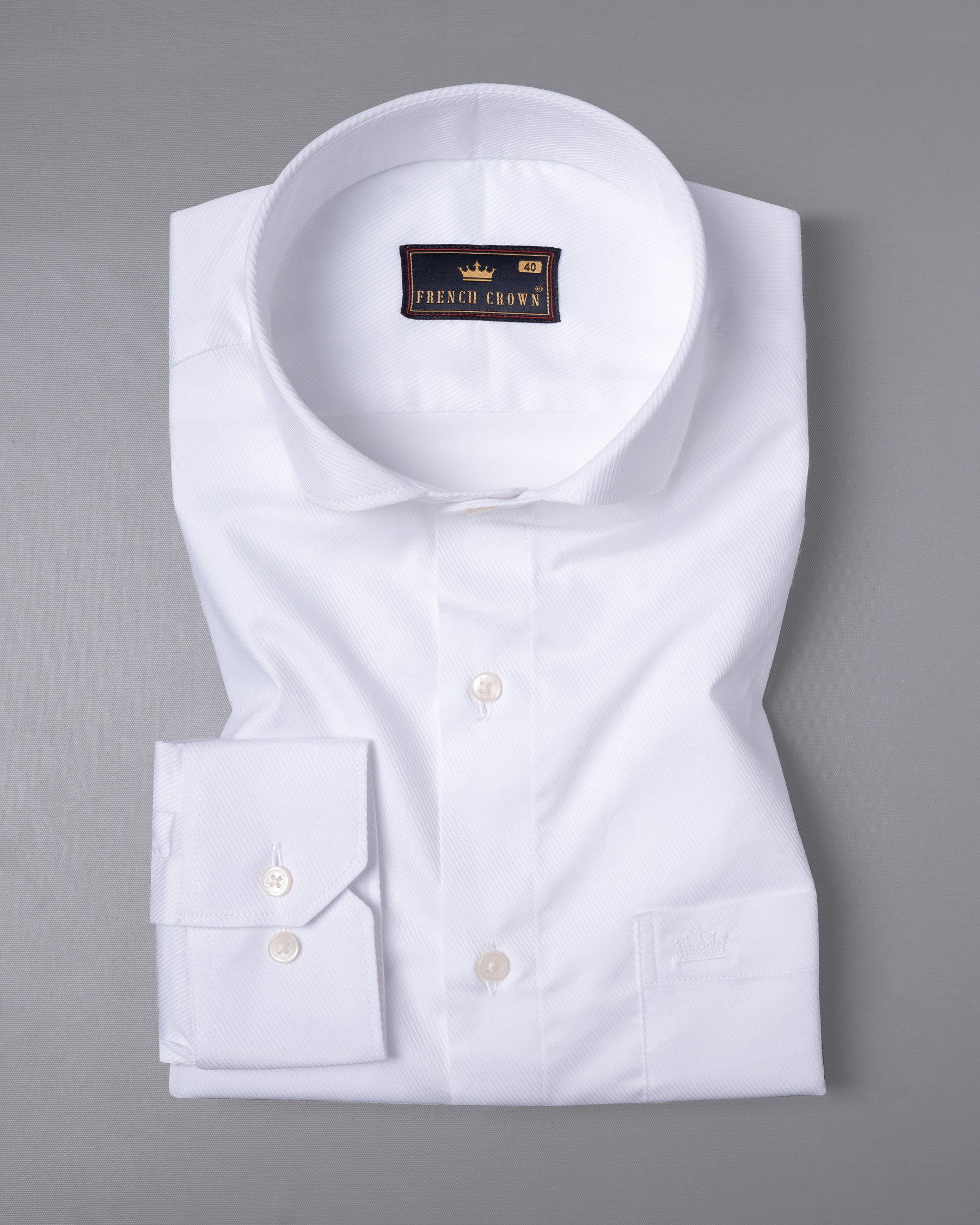 Bright White Striped Twill Premium Cotton Shirt 5234-CA-38, 5234-CA-H-38, 5234-CA-39, 5234-CA-H-39, 5234-CA-40, 5234-CA-H-40, 5234-CA-42, 5234-CA-H-42, 5234-CA-44, 5234-CA-H-44, 5234-CA-46, 5234-CA-H-46, 5234-CA-48, 5234-CA-H-48, 5234-CA-50, 5234-CA-H-50, 5234-CA-52, 5234-CA-H-52