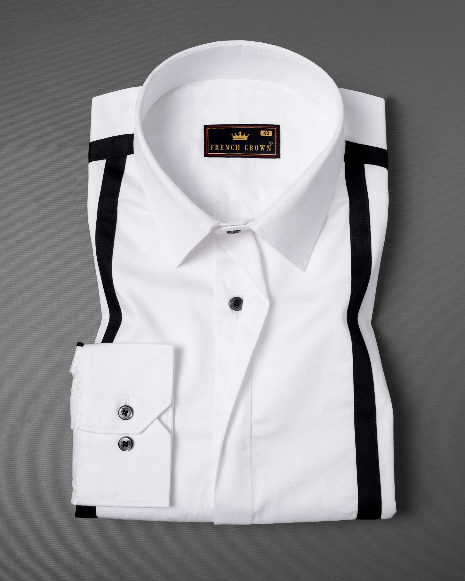 Bright White with Black Subtle Sheen Patterned Premium Satin Shirt 5248-BLK-P83-38, 5248-BLK-P83-H-38, 5248-BLK-P83-39, 5248-BLK-P83-H-39, 5248-BLK-P83-40, 5248-BLK-P83-H-40, 5248-BLK-P83-42, 5248-BLK-P83-H-42, 5248-BLK-P83-44, 5248-BLK-P83-H-44, 5248-BLK-P83-46, 5248-BLK-P83-H-46, 5248-BLK-P83-48, 5248-BLK-P83-H-48, 5248-BLK-P83-50, 5248-BLK-P83-H-50, 5248-BLK-P83-52, 5248-BLK-P83-H-52