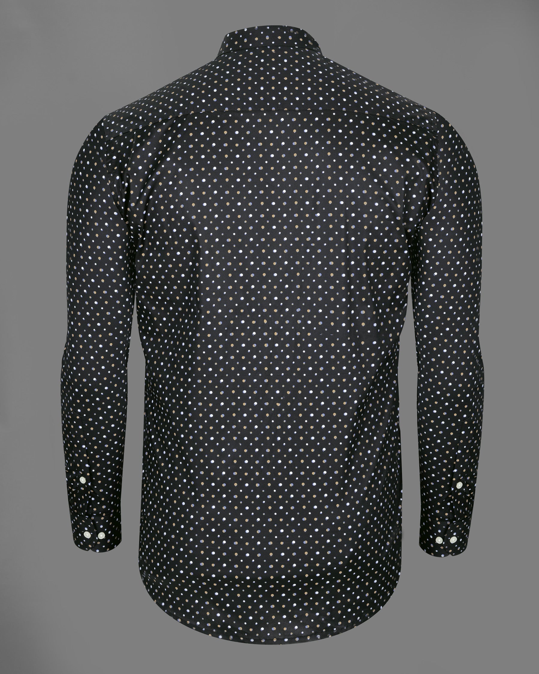 Jade Black Dots Printed Premium Cotton Shirt 5257-M-38, 5257-M-H-38, 5257-M-39, 5257-M-H-39, 5257-M-40, 5257-M-H-40, 5257-M-42, 5257-M-H-42, 5257-M-44, 5257-M-H-44, 5257-M-46, 5257-M-H-46, 5257-M-48, 5257-M-H-48, 5257-M-50, 5257-M-H-50, 5257-M-52, 5257-M-H-52