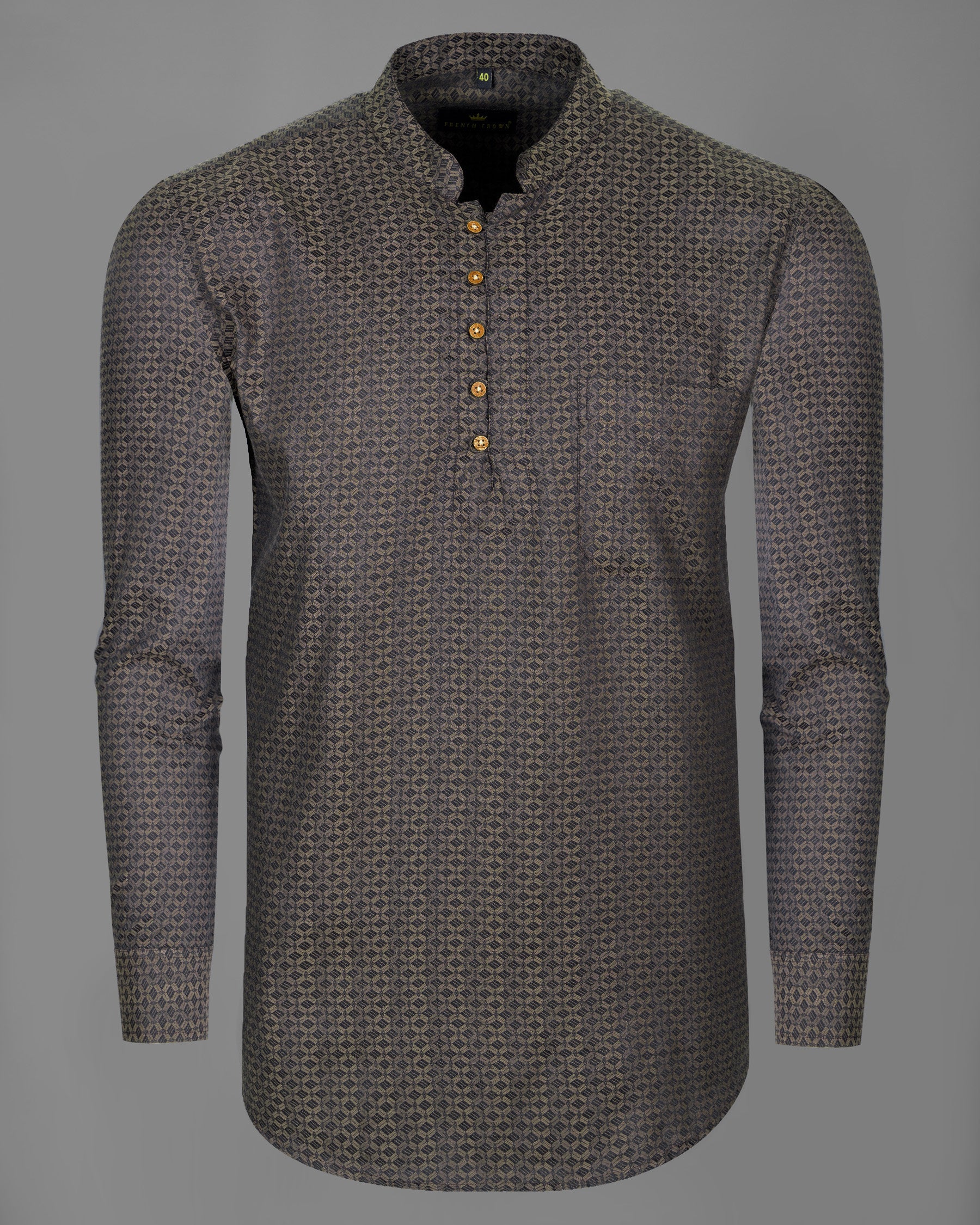 Tundora with Jade Black Jacquard Textured Premium Giza Cotton Kurta Shirt 5303-KS-38, 5303-KS-H-38, 5303-KS-39, 5303-KS-H-39, 5303-KS-40, 5303-KS-H-40, 5303-KS-42, 5303-KS-H-42, 5303-KS-44, 5303-KS-H-44, 5303-KS-46, 5303-KS-H-46, 5303-KS-48, 5303-KS-H-48, 5303-KS-50, 5303-KS-H-50, 5303-KS-52, 5303-KS-H-52