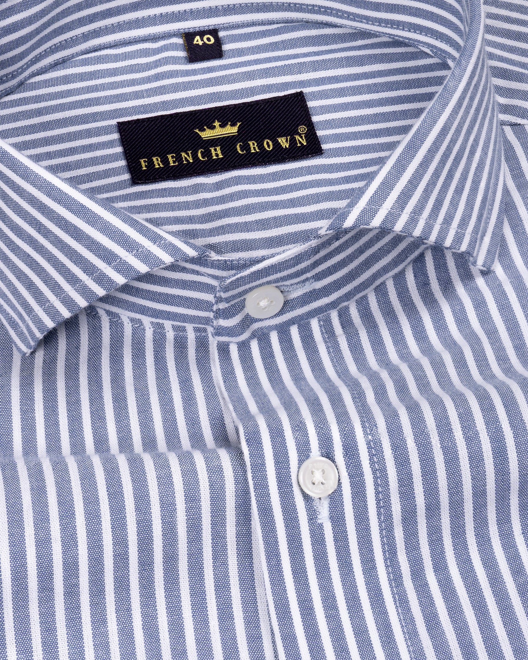 Wild Blue Yonder with White Striped Royal Oxford Shirt 5359-CA-38, 5359-CA-H-38, 5359-CA-39, 5359-CA-H-39, 5359-CA-40, 5359-CA-H-40, 5359-CA-42, 5359-CA-H-42, 5359-CA-44, 5359-CA-H-44, 5359-CA-46, 5359-CA-H-46, 5359-CA-48, 5359-CA-H-48, 5359-CA-50, 5359-CA-H-50, 5359-CA-52, 5359-CA-H-52
