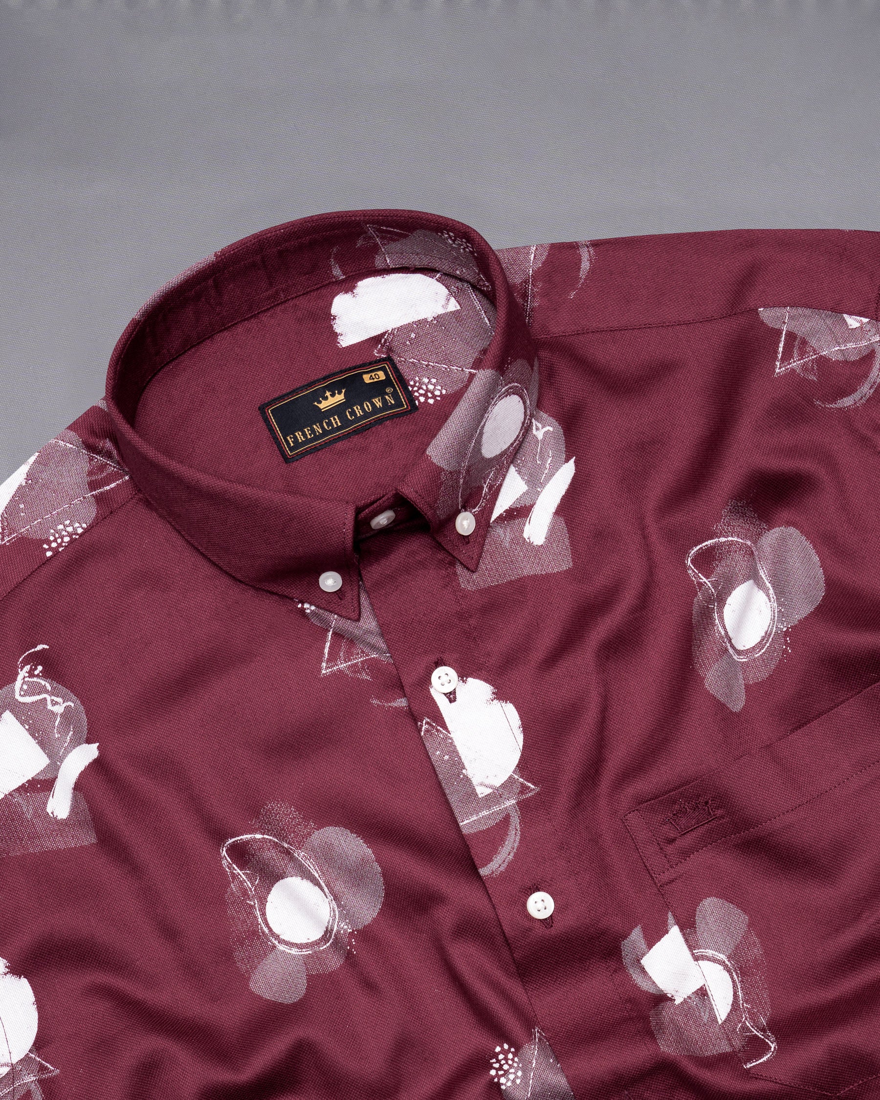 Maroon with White Dobby Textured Premium Giza Cotton Shirt 5382-BD-38, 5382-BD-H-38, 5382-BD-39, 5382-BD-H-39, 5382-BD-40, 5382-BD-H-40, 5382-BD-42, 5382-BD-H-42, 5382-BD-44, 5382-BD-H-44, 5382-BD-46, 5382-BD-H-46, 5382-BD-48, 5382-BD-H-48, 5382-BD-50, 5382-BD-H-50, 5382-BD-52, 5382-BD-H-52