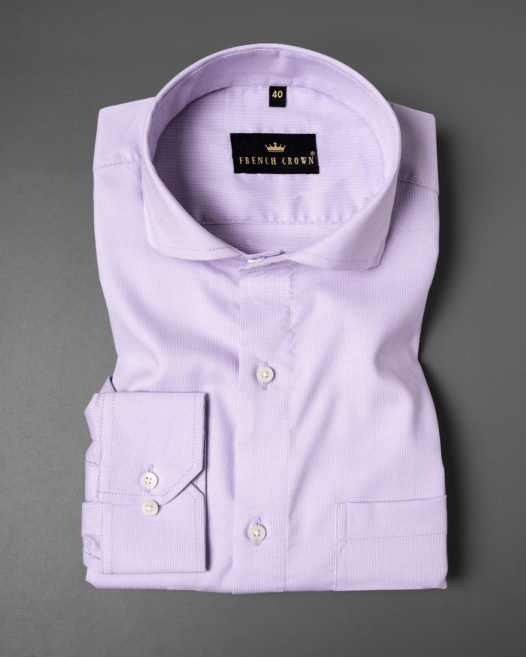 Lavender Dobby Textured Premium Giza Cotton Shirt 5394-CA-38, 5394-CA-H-38, 5394-CA-39, 5394-CA-H-39, 5394-CA-40, 5394-CA-H-40, 5394-CA-42, 5394-CA-H-42, 5394-CA-44, 5394-CA-H-44, 5394-CA-46, 5394-CA-H-46, 5394-CA-48, 5394-CA-H-48, 5394-CA-50, 5394-CA-H-50, 5394-CA-52, 5394-CA-H-52