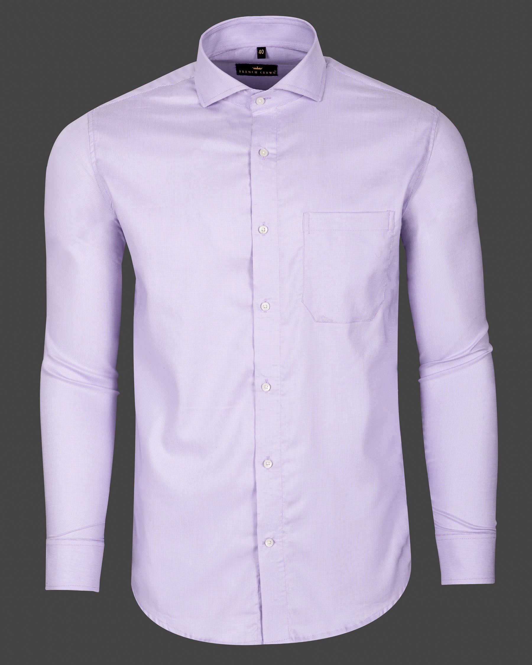 Lavender Dobby Textured Premium Giza Cotton Shirt 5394-CA-38, 5394-CA-H-38, 5394-CA-39, 5394-CA-H-39, 5394-CA-40, 5394-CA-H-40, 5394-CA-42, 5394-CA-H-42, 5394-CA-44, 5394-CA-H-44, 5394-CA-46, 5394-CA-H-46, 5394-CA-48, 5394-CA-H-48, 5394-CA-50, 5394-CA-H-50, 5394-CA-52, 5394-CA-H-52