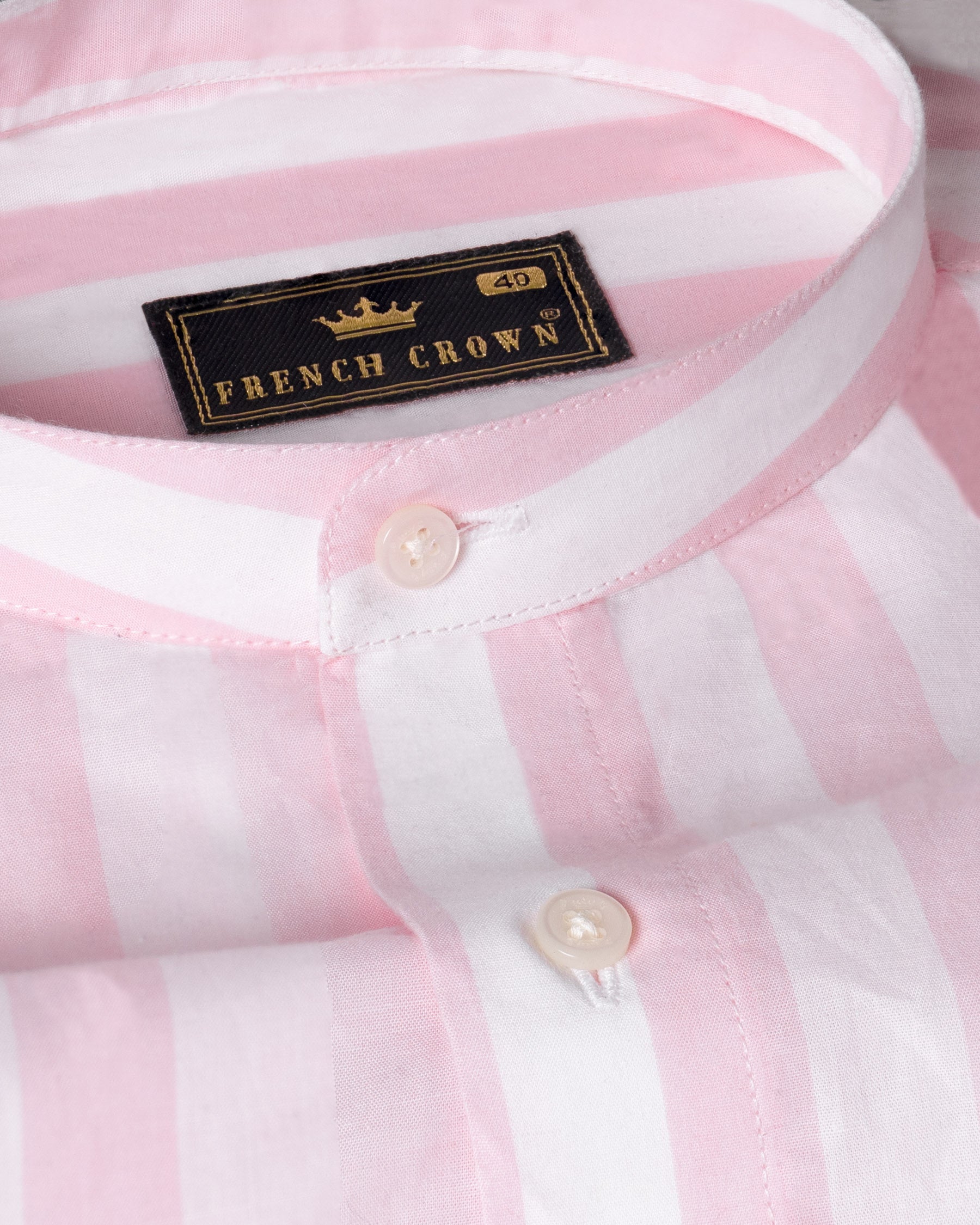 Bright White and Azalea Pink Striped Premium Cotton Shirt 5402-M-38, 5402-M-H-38, 5402-M-39, 5402-M-H-39, 5402-M-40, 5402-M-H-40, 5402-M-42, 5402-M-H-42, 5402-M-44, 5402-M-H-44, 5402-M-46, 5402-M-H-46, 5402-M-48, 5402-M-H-48, 5402-M-50, 5402-M-H-50, 5402-M-52, 5402-M-H-52