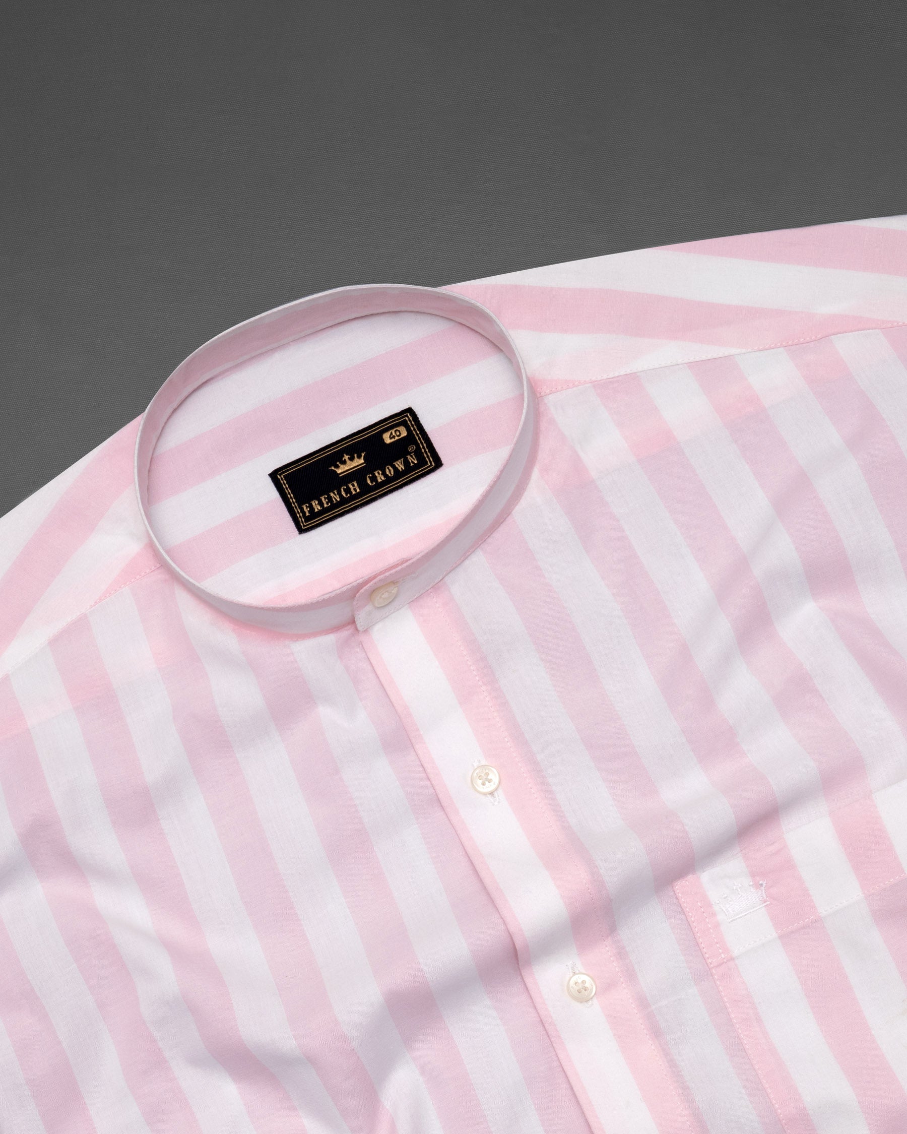 Bright White and Azalea Pink Striped Premium Cotton Shirt 5402-M-38, 5402-M-H-38, 5402-M-39, 5402-M-H-39, 5402-M-40, 5402-M-H-40, 5402-M-42, 5402-M-H-42, 5402-M-44, 5402-M-H-44, 5402-M-46, 5402-M-H-46, 5402-M-48, 5402-M-H-48, 5402-M-50, 5402-M-H-50, 5402-M-52, 5402-M-H-52