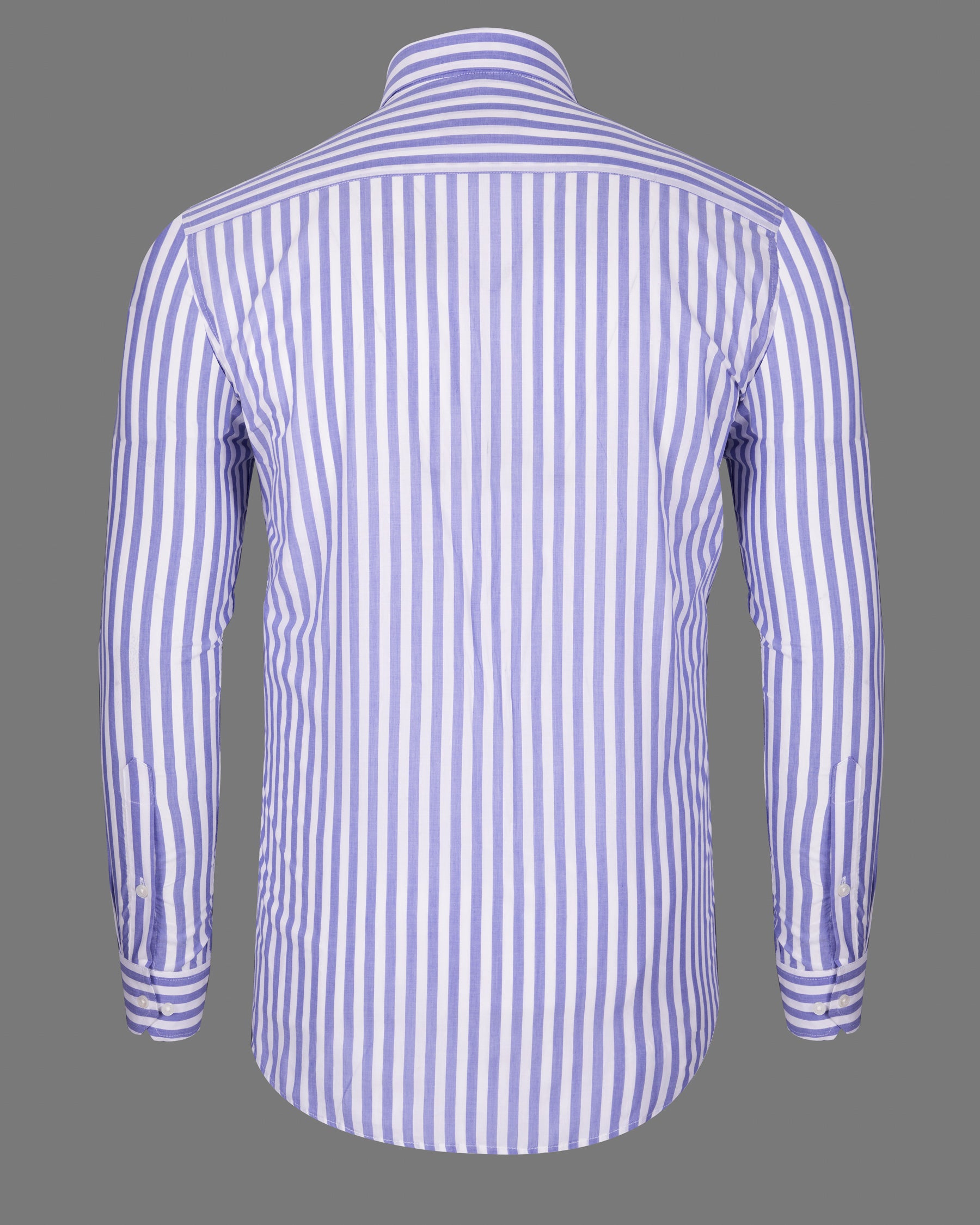 Bright White with Kimberly Blue Striped Premium Cotton Shirt 5404-38, 5404-H-38, 5404-39, 5404-H-39, 5404-40, 5404-H-40, 5404-42, 5404-H-42, 5404-44, 5404-H-44, 5404-46, 5404-H-46, 5404-48, 5404-H-48, 5404-50, 5404-H-50, 5404-52, 5404-H-52