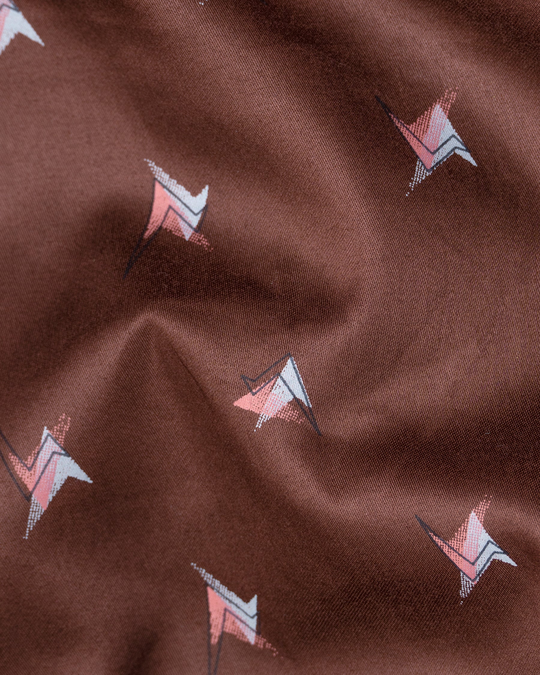 Ironstone Brown Printed Premium Satin Shirt 5420-38, 5420-H-38, 5420-39, 5420-H-39, 5420-40, 5420-H-40, 5420-42, 5420-H-42, 5420-44, 5420-H-44, 5420-46, 5420-H-46, 5420-48, 5420-H-48, 5420-50, 5420-H-50, 5420-52, 5420-H-52