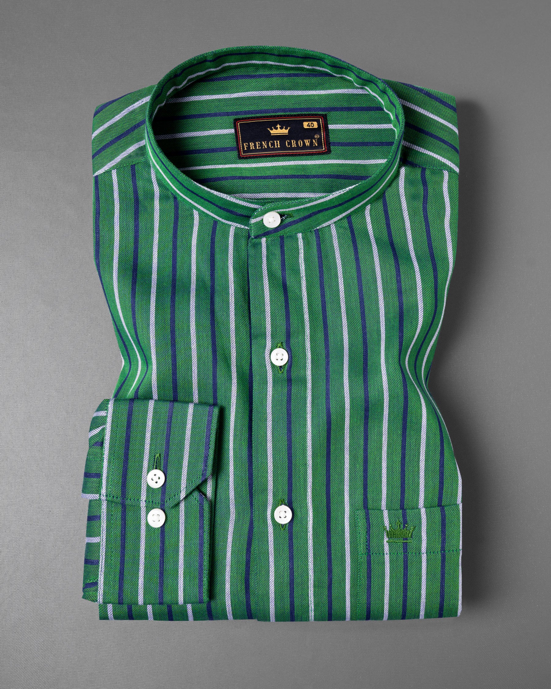 Killarney Green Twill Striped Premium Cotton Shirt 5432-M-38, 5432-M-H-38, 5432-M-39, 5432-M-H-39, 5432-M-40, 5432-M-H-40, 5432-M-42, 5432-M-H-42, 5432-M-44, 5432-M-H-44, 5432-M-46, 5432-M-H-46, 5432-M-48, 5432-M-H-48, 5432-M-50, 5432-M-H-50, 5432-M-52, 5432-M-H-52