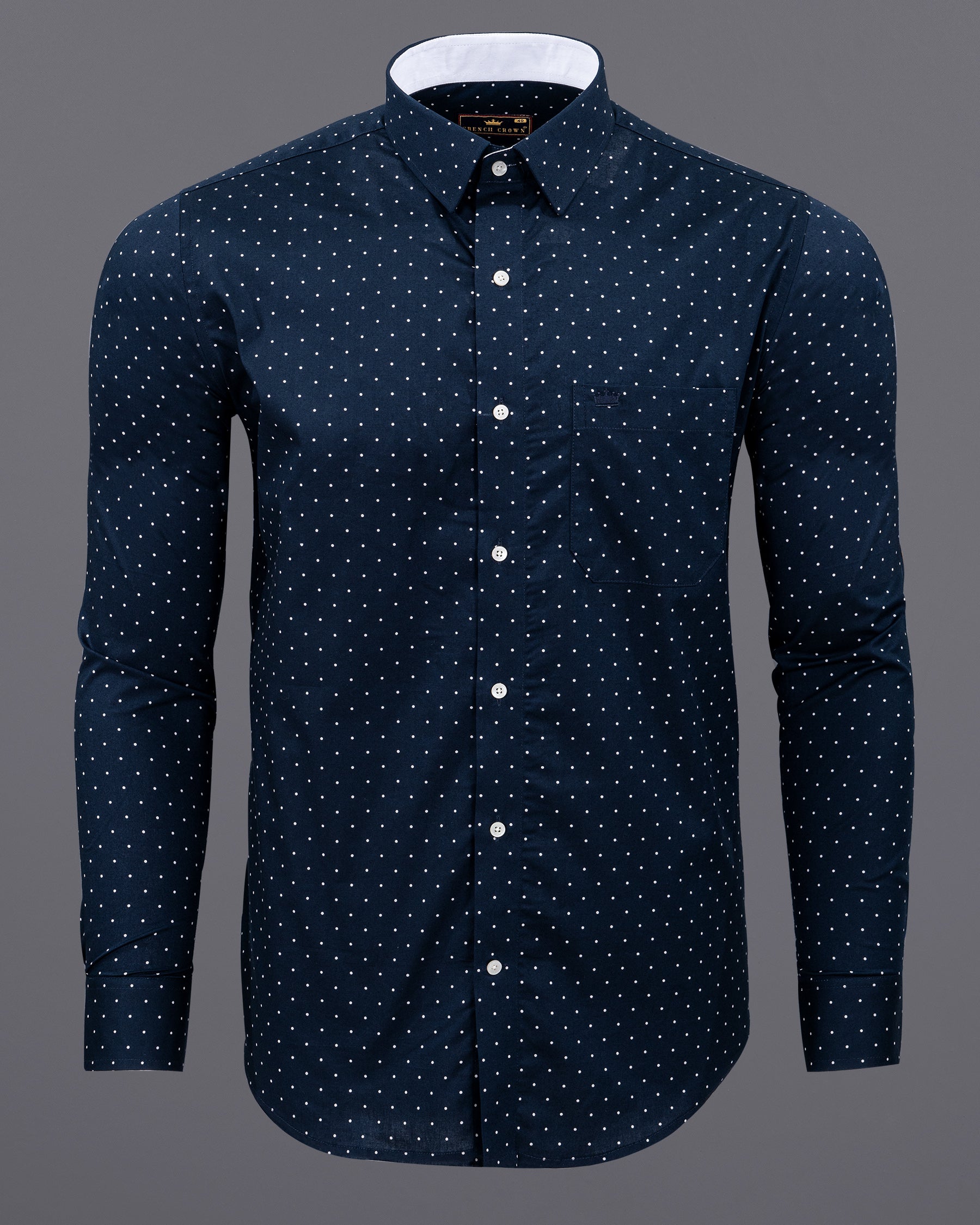 Midnight Black with white Dotted Royal Oxford Kurta Shirt 5495-CP-38, 5495-CP-H-38, 5495-CP-39, 5495-CP-H-39, 5495-CP-40, 5495-CP-H-40, 5495-CP-42, 5495-CP-H-42, 5495-CP-44, 5495-CP-H-44, 5495-CP-46, 5495-CP-H-46, 5495-CP-48, 5495-CP-H-48, 5495-CP-50, 5495-CP-H-50, 5495-CP-52, 5495-CP-H-52