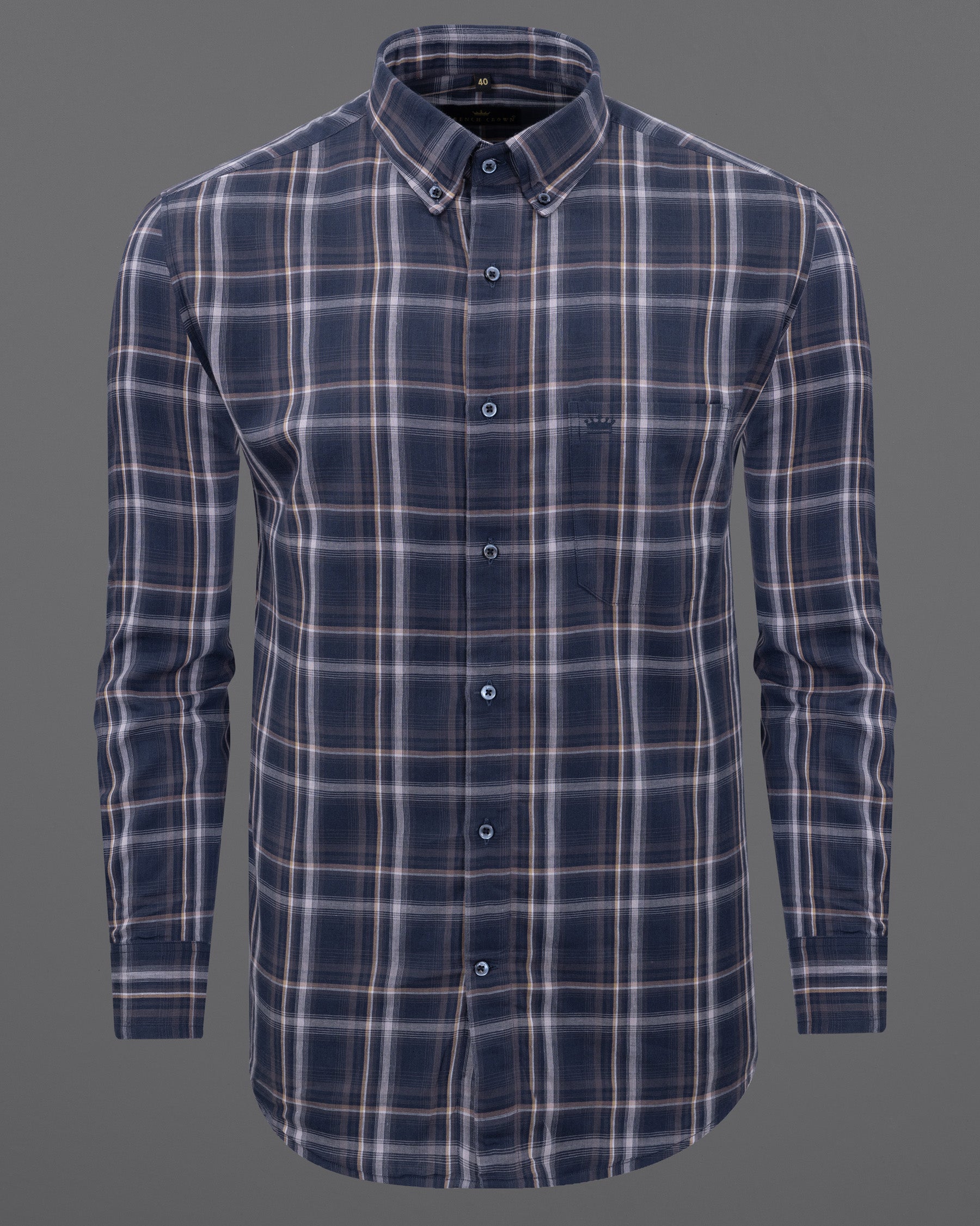 Licorice Blue Twill Plaid Premium Cotton Shirt 5509-BD-BLE-38, 5509-BD-BLE-H-38, 5509-BD-BLE-39, 5509-BD-BLE-H-39, 5509-BD-BLE-40, 5509-BD-BLE-H-40, 5509-BD-BLE-42, 5509-BD-BLE-H-42, 5509-BD-BLE-44, 5509-BD-BLE-H-44, 5509-BD-BLE-46, 5509-BD-BLE-H-46, 5509-BD-BLE-48, 5509-BD-BLE-H-48, 5509-BD-BLE-50, 5509-BD-BLE-H-50, 5509-BD-BLE-52, 5509-BD-BLE-H-52