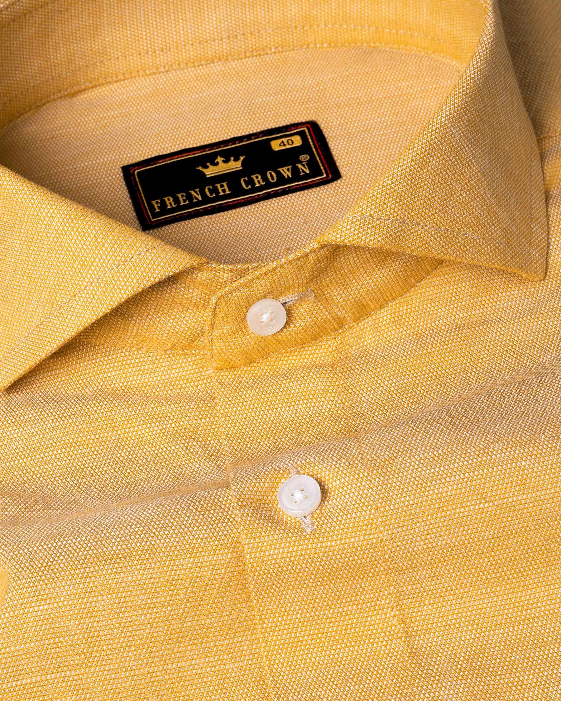 Casablanca Yellow Dobby Textured Premium Giza Cotton Shirt 5518-CA-38, 5518-CA-H-38, 5518-CA-39, 5518-CA-H-39, 5518-CA-40, 5518-CA-H-40, 5518-CA-42, 5518-CA-H-42, 5518-CA-44, 5518-CA-H-44, 5518-CA-46, 5518-CA-H-46, 5518-CA-48, 5518-CA-H-48, 5518-CA-50, 5518-CA-H-50, 5518-CA-52, 5518-CA-H-52