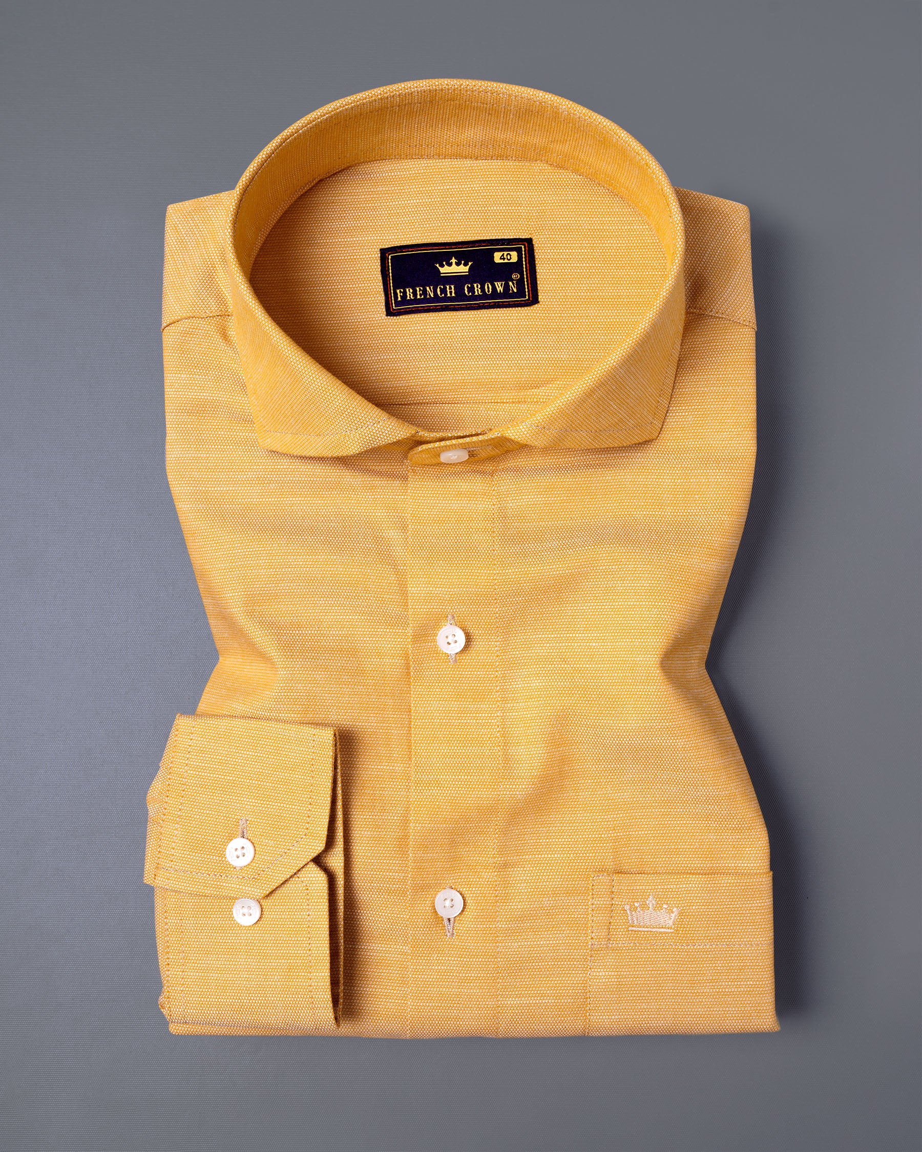 Casablanca Yellow Dobby Textured Premium Giza Cotton Shirt 5518-CA-38, 5518-CA-H-38, 5518-CA-39, 5518-CA-H-39, 5518-CA-40, 5518-CA-H-40, 5518-CA-42, 5518-CA-H-42, 5518-CA-44, 5518-CA-H-44, 5518-CA-46, 5518-CA-H-46, 5518-CA-48, 5518-CA-H-48, 5518-CA-50, 5518-CA-H-50, 5518-CA-52, 5518-CA-H-52