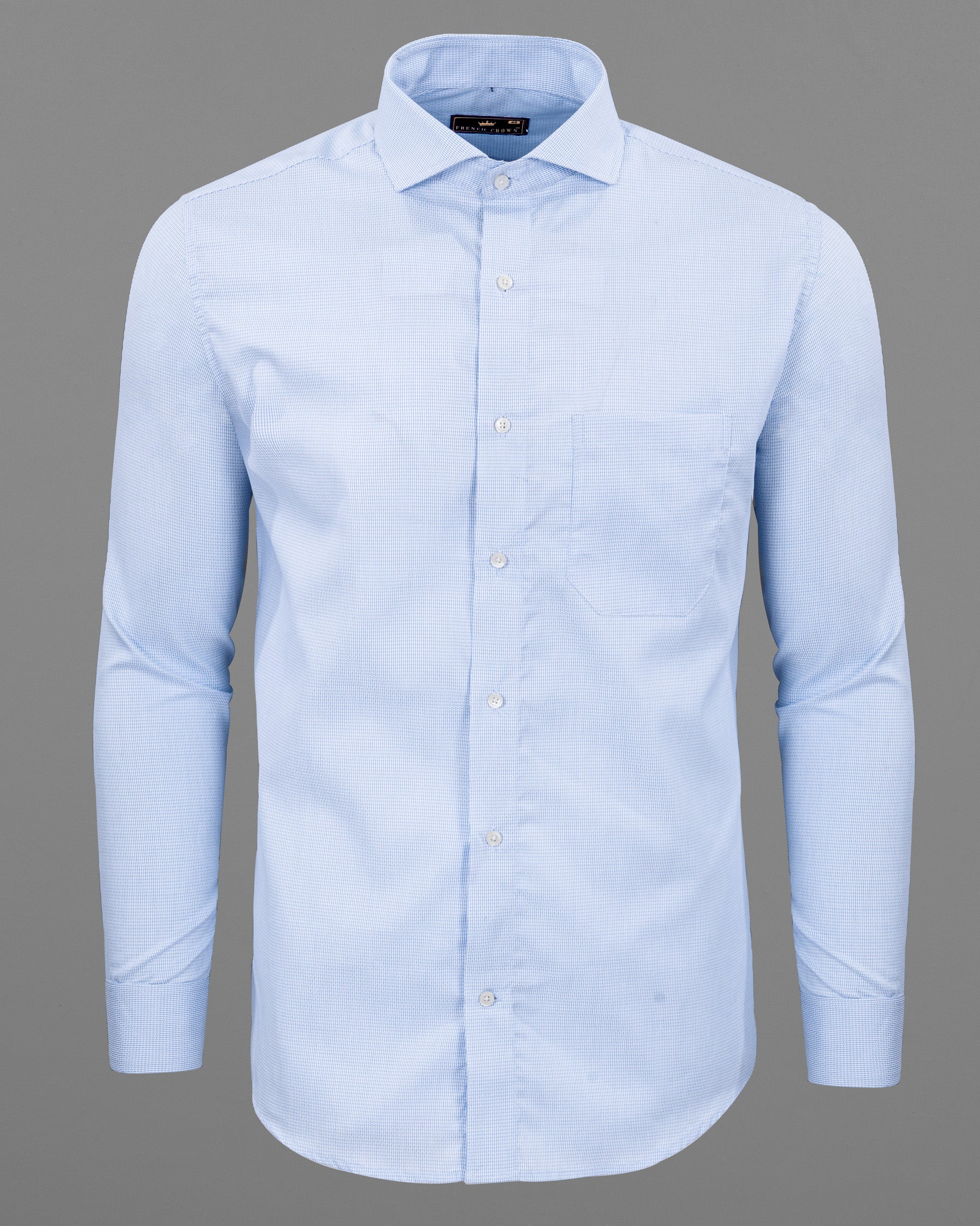 Quartz Blue Dobby Textured Premium Giza Cotton Shirt 5531-CA-38, 5531-CA-H-38, 5531-CA-39, 5531-CA-H-39, 5531-CA-40, 5531-CA-H-40, 5531-CA-42, 5531-CA-H-42, 5531-CA-44, 5531-CA-H-44, 5531-CA-46, 5531-CA-H-46, 5531-CA-48, 5531-CA-H-48, 5531-CA-50, 5531-CA-H-50, 5531-CA-52, 5531-CA-H-52