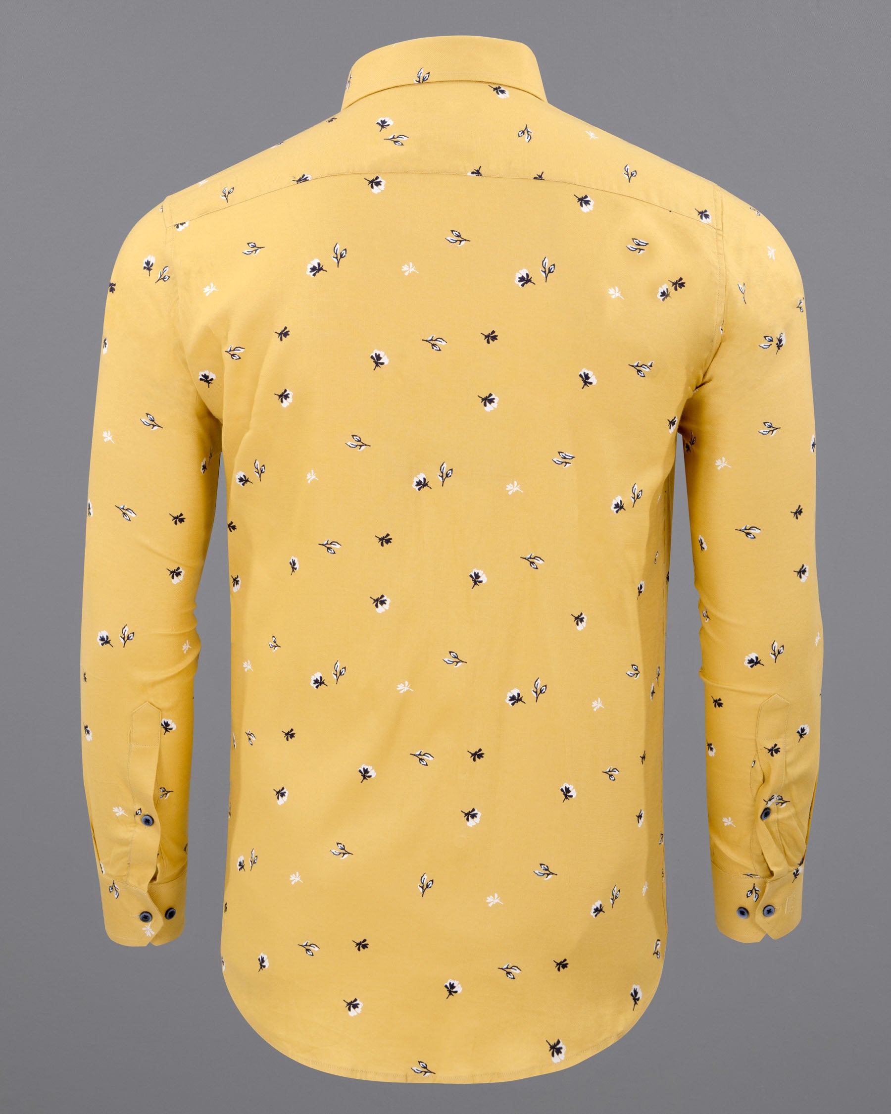 Ronchi Yellow Floral Printed Dobby Textured Premium Giza Cotton Shirt 5550-BD-BLE-38, 5550-BD-BLE-H-38, 5550-BD-BLE-39, 5550-BD-BLE-H-39, 5550-BD-BLE-40, 5550-BD-BLE-H-40, 5550-BD-BLE-42, 5550-BD-BLE-H-42, 5550-BD-BLE-44, 5550-BD-BLE-H-44, 5550-BD-BLE-46, 5550-BD-BLE-H-46, 5550-BD-BLE-48, 5550-BD-BLE-H-48, 5550-BD-BLE-50, 5550-BD-BLE-H-50, 5550-BD-BLE-52, 5550-BD-BLE-H-52