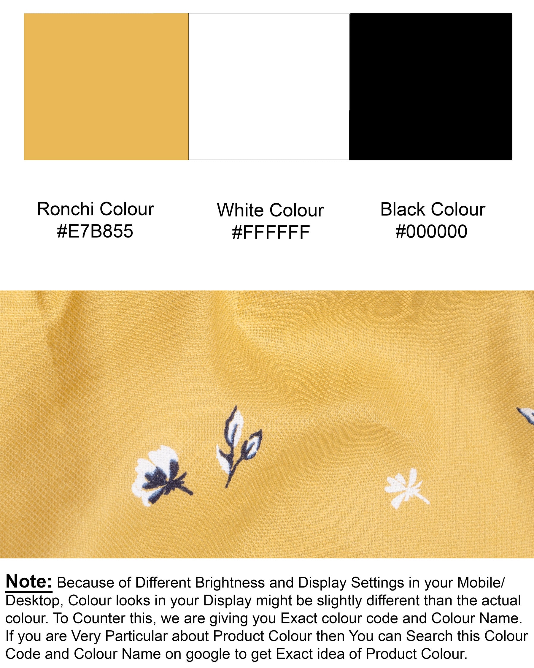 Ronchi Yellow Floral Printed Dobby Textured Premium Giza Cotton Shirt 5550-BD-BLE-38, 5550-BD-BLE-H-38, 5550-BD-BLE-39, 5550-BD-BLE-H-39, 5550-BD-BLE-40, 5550-BD-BLE-H-40, 5550-BD-BLE-42, 5550-BD-BLE-H-42, 5550-BD-BLE-44, 5550-BD-BLE-H-44, 5550-BD-BLE-46, 5550-BD-BLE-H-46, 5550-BD-BLE-48, 5550-BD-BLE-H-48, 5550-BD-BLE-50, 5550-BD-BLE-H-50, 5550-BD-BLE-52, 5550-BD-BLE-H-52