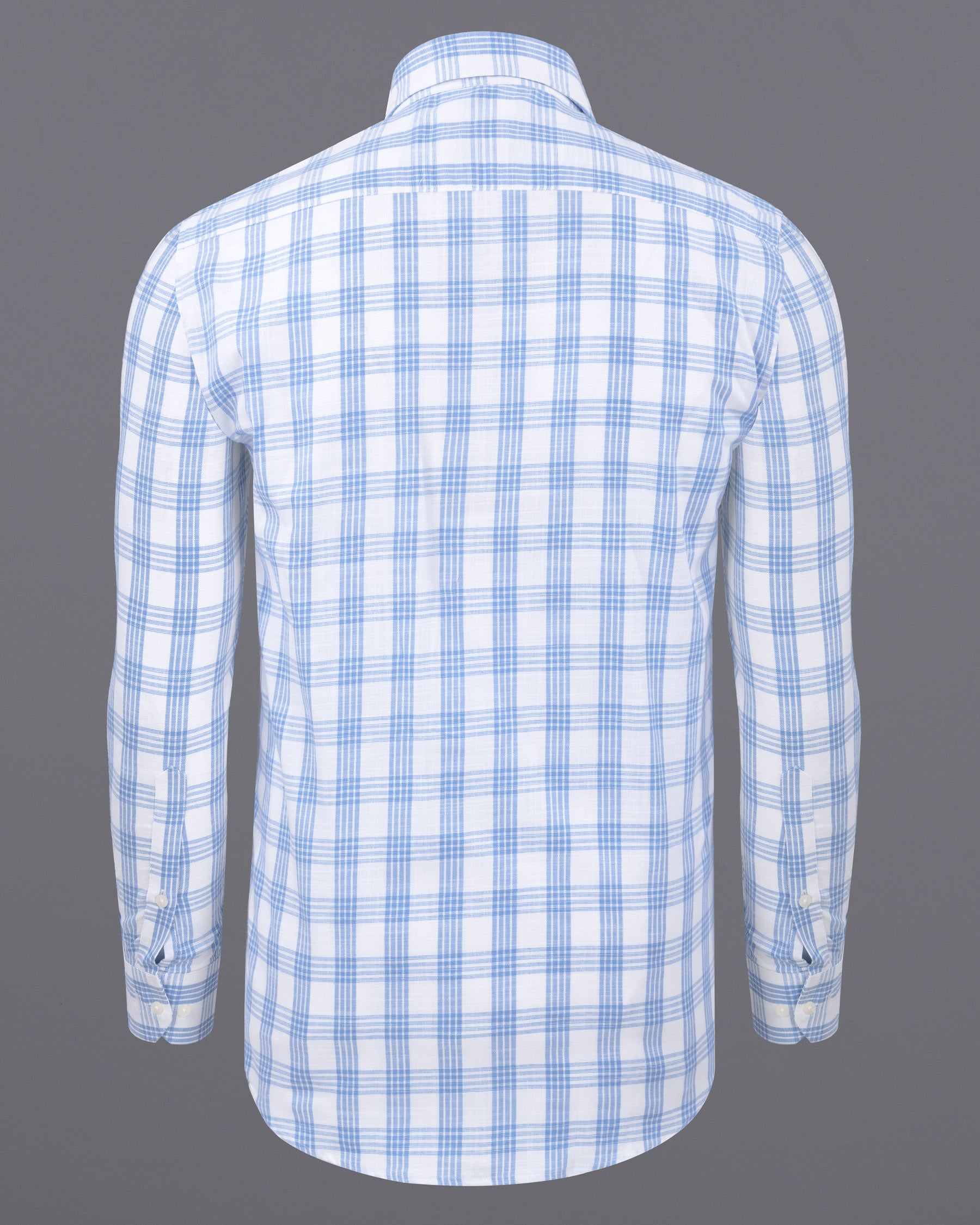 Solitude White Plaid Luxurious Linen Shirt 5634-CA-38, 5634-CA-H-38, 5634-CA-39, 5634-CA-H-39, 5634-CA-40, 5634-CA-H-40, 5634-CA-42, 5634-CA-H-42, 5634-CA-44, 5634-CA-H-44, 5634-CA-46, 5634-CA-H-46, 5634-CA-48, 5634-CA-H-48, 5634-CA-50, 5634-CA-H-50, 5634-CA-52, 5634-CA-H-52