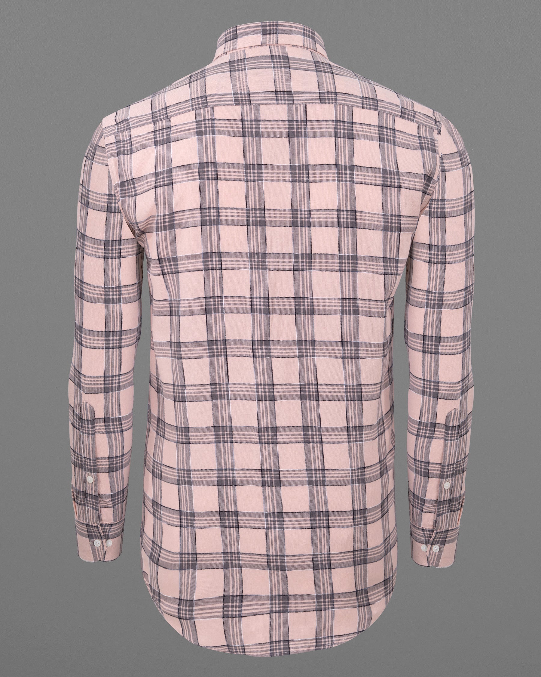 Pale Pink Plaid Dobby Textured Premium Giza Cotton Shirt 5637-BD-38, 5637-BD-H-38, 5637-BD-39, 5637-BD-H-39, 5637-BD-40, 5637-BD-H-40, 5637-BD-42, 5637-BD-H-42, 5637-BD-44, 5637-BD-H-44, 5637-BD-46, 5637-BD-H-46, 5637-BD-48, 5637-BD-H-48, 5637-BD-50, 5637-BD-H-50, 5637-BD-52, 5637-BD-H-52