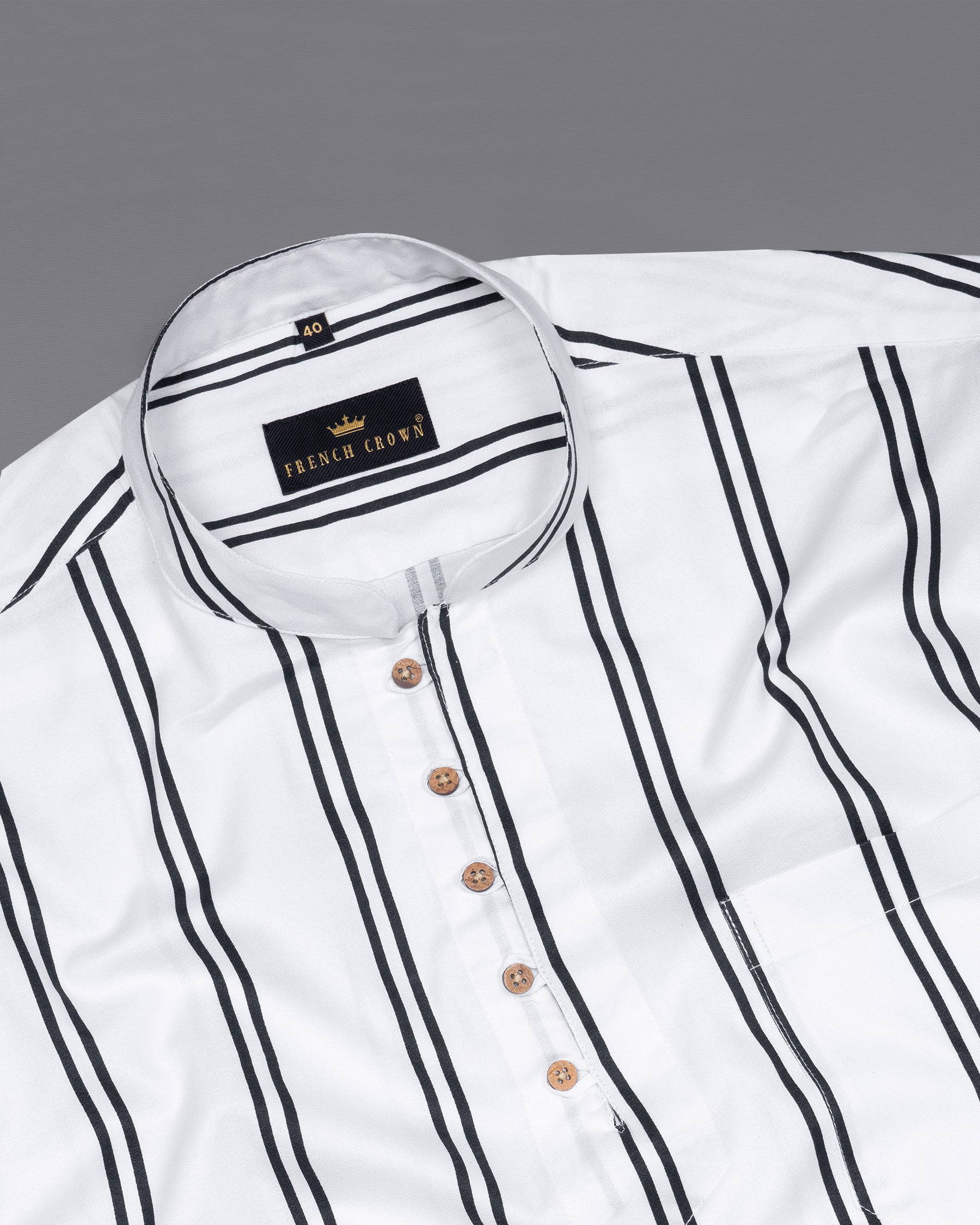 Bright White with Black Striped Royal cotton Kurta Shirt 5643-KS-38, 5643-KS-H-38, 5643-KS-39, 5643-KS-H-39, 5643-KS-40, 5643-KS-H-40, 5643-KS-42, 5643-KS-H-42, 5643-KS-44, 5643-KS-H-44, 5643-KS-46, 5643-KS-H-46, 5643-KS-48, 5643-KS-H-48, 5643-KS-50, 5643-KS-H-50, 5643-KS-52, 5643-KS-H-52