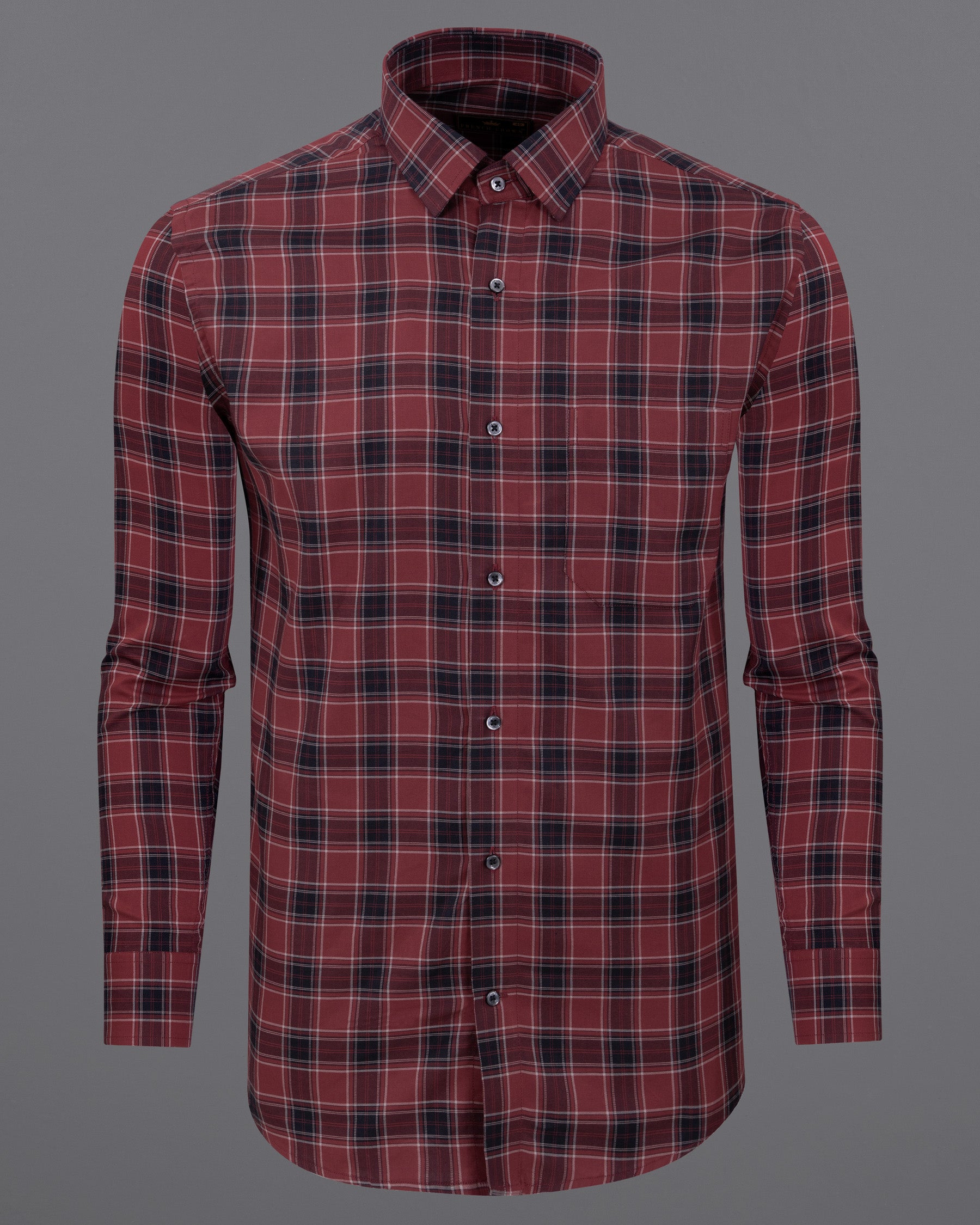 Rust Twill Plaid Premium Cotton Shirt 5662-BLK-38, 5662-BLK-H-38, 5662-BLK-39, 5662-BLK-H-39, 5662-BLK-40, 5662-BLK-H-40, 5662-BLK-42, 5662-BLK-H-42, 5662-BLK-44, 5662-BLK-H-44, 5662-BLK-46, 5662-BLK-H-46, 5662-BLK-48, 5662-BLK-H-48, 5662-BLK-50, 5662-BLK-H-50, 5662-BLK-52, 5662-BLK-H-52