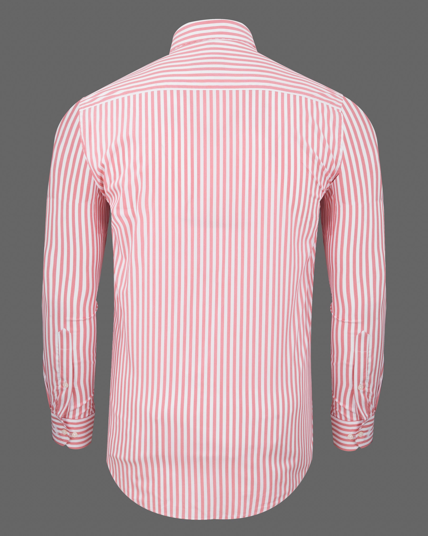 Sea Pink and White Striped Premium Cotton Shirt 5683-CA-38, 5683-CA-H-38, 5683-CA-39, 5683-CA-H-39, 5683-CA-40, 5683-CA-H-40, 5683-CA-42, 5683-CA-H-42, 5683-CA-44, 5683-CA-H-44, 5683-CA-46, 5683-CA-H-46, 5683-CA-48, 5683-CA-H-48, 5683-CA-50, 5683-CA-H-50, 5683-CA-52, 5683-CA-H-52