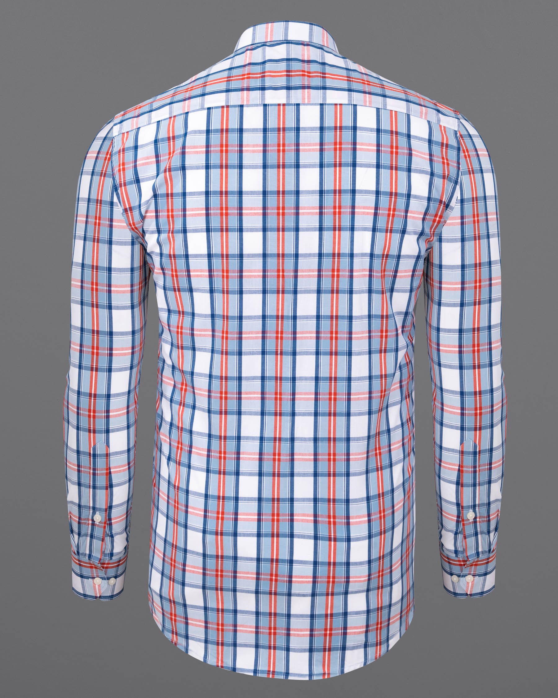 Cerulean with Polo Blue Plaid Premium Cotton Shirt 5690-M-38, 5690-M-H-38, 5690-M-39, 5690-M-H-39, 5690-M-40, 5690-M-H-40, 5690-M-42, 5690-M-H-42, 5690-M-44, 5690-M-H-44, 5690-M-46, 5690-M-H-46, 5690-M-48, 5690-M-H-48, 5690-M-50, 5690-M-H-50, 5690-M-52, 5690-M-H-52